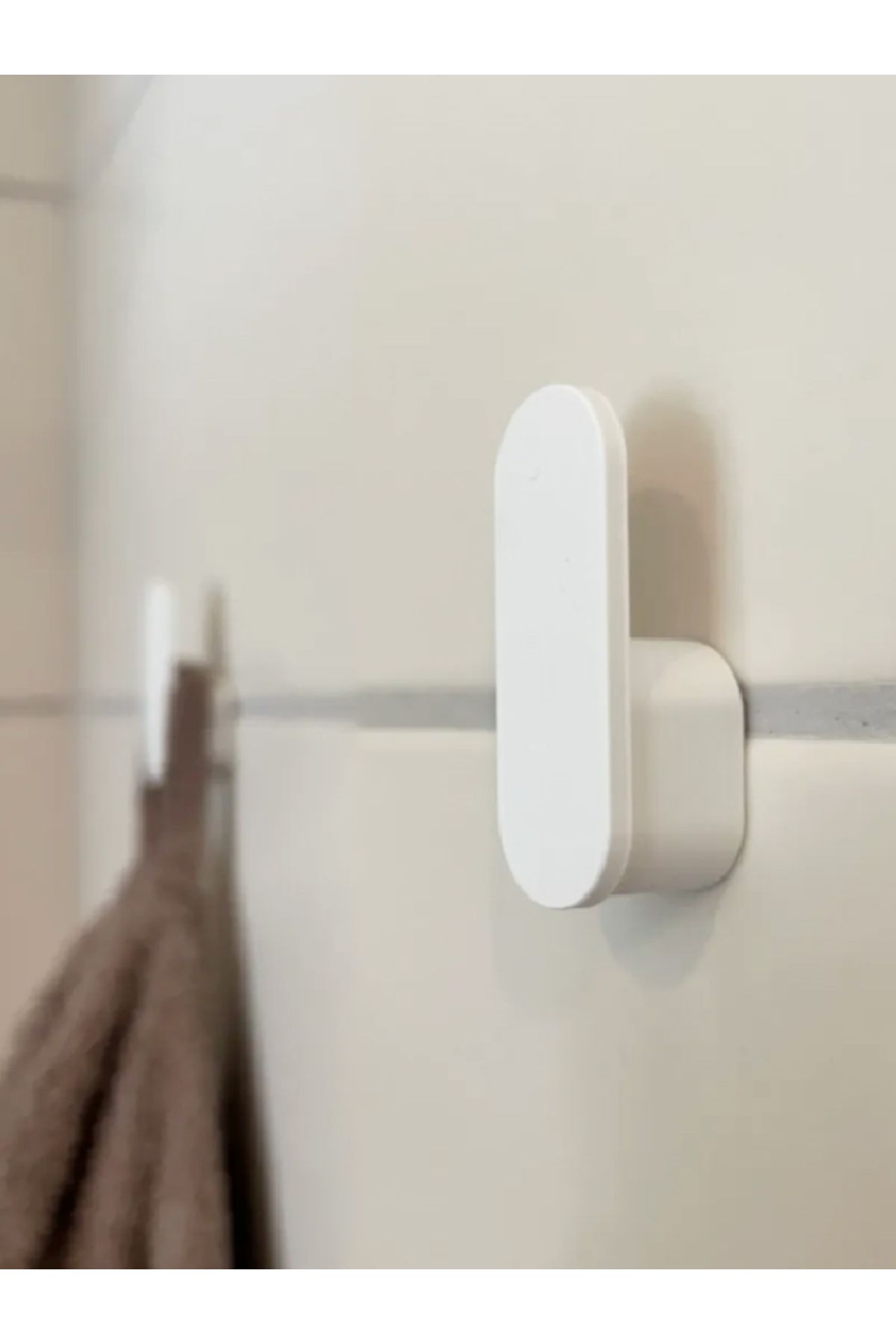 GLAM DEKORASYON Minimal Modern Askılık 3lü Havluluk Banyo Havlu Bornoz Antre Mont Ceket Çok Amaçlı Vidalamalı 6 cm