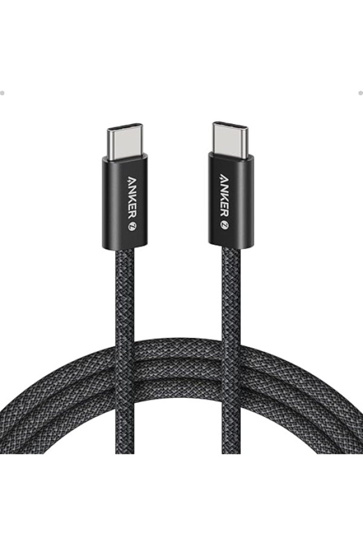 ShopZum Zolo Usb C To C 240 W Hızlı Şarj Örgülü 1 M Kablo A8060, Siyah