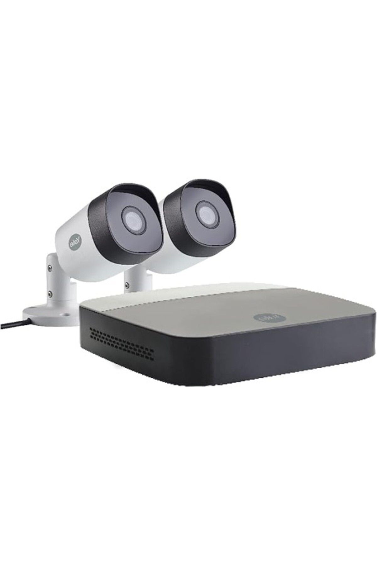 ShopZum Yale Sv-4C-2Abfx-2 Smart Home Cctv Eco Set - Beyaz - 2 Kamera - Hd 1080P - Ip67 - 20 M Gece Görüşü
