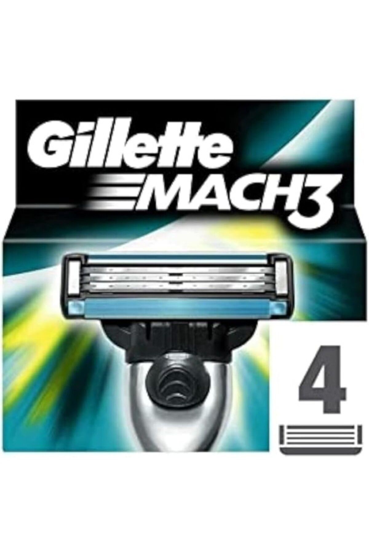 ShopZum Mach3 Yedek Tıraş Bıçağı 4&Apos;Lü