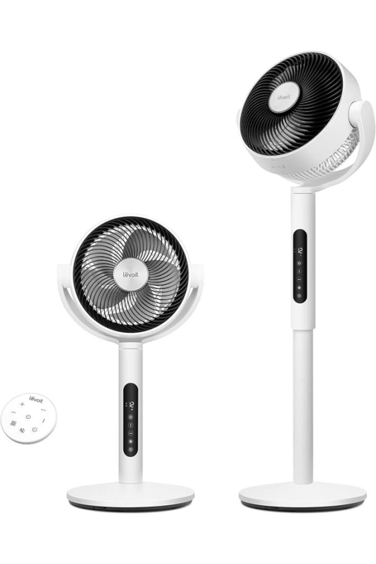 ShopZum Levoit 20Db Ayaklı Fan, Sessiz, Sensörlü Ve Uzaktan Kumandalı, Salınımlı, Saatte 2465 Metreküp Hava