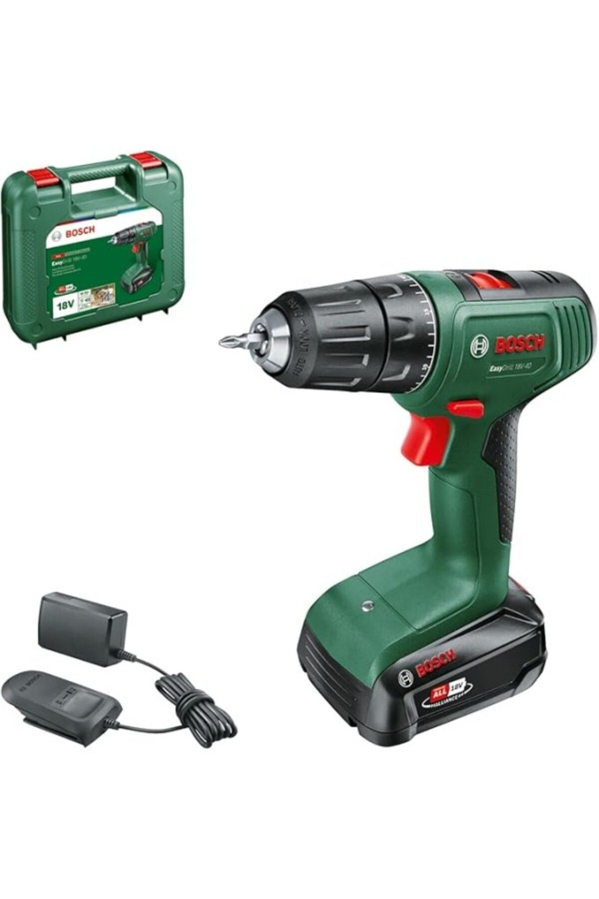 ShopZum Bosch Home And Garden Easydrill 18v-40 Akülü Vidalama Makinesi (ahşap, Metal Ve Plastik Üzerine