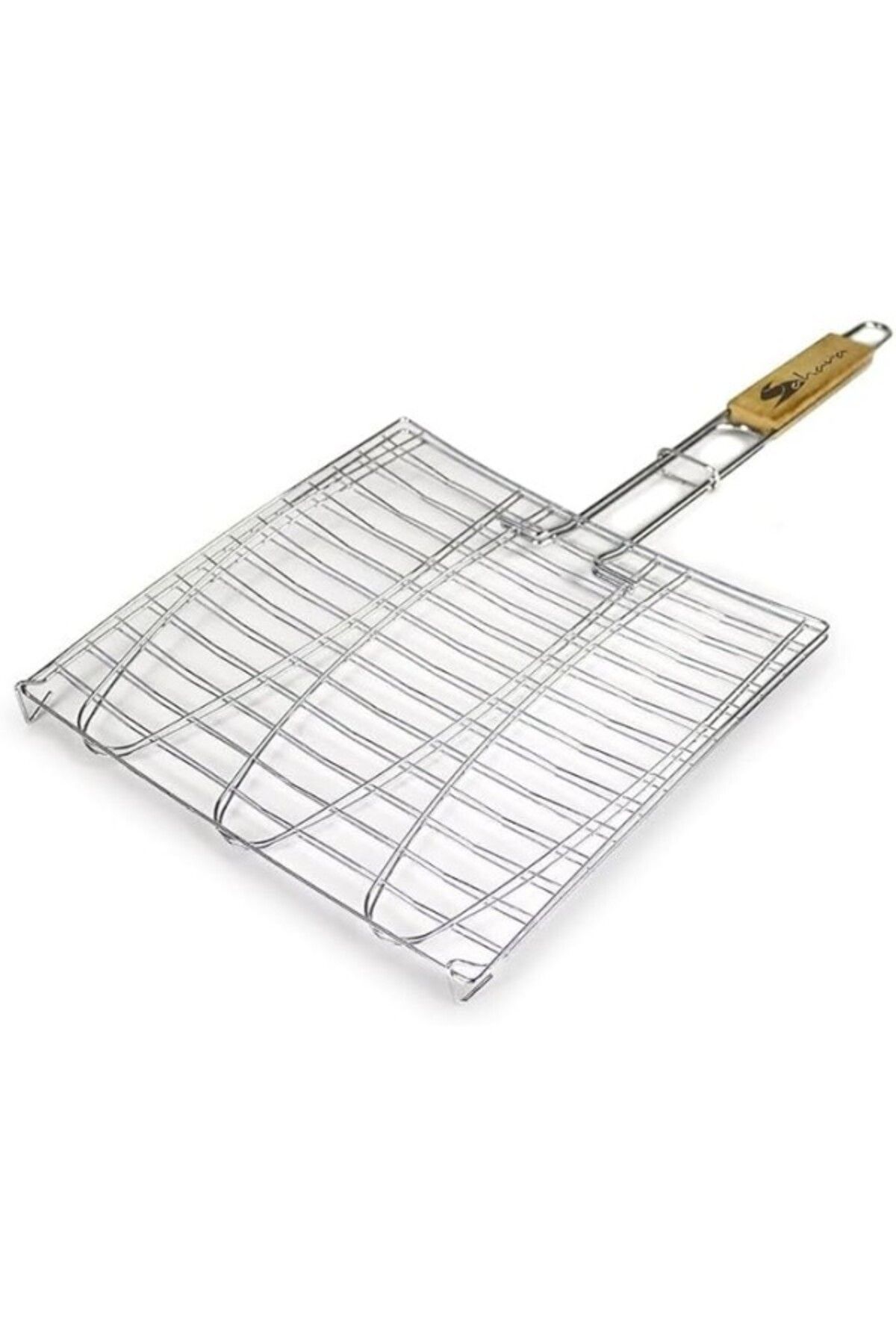 ShopZum Gurme Balık Izgarası, Barbekü Balık Izgara Sepeti, Bbq Balık Izgara Teli, Paslanmaz Çelik