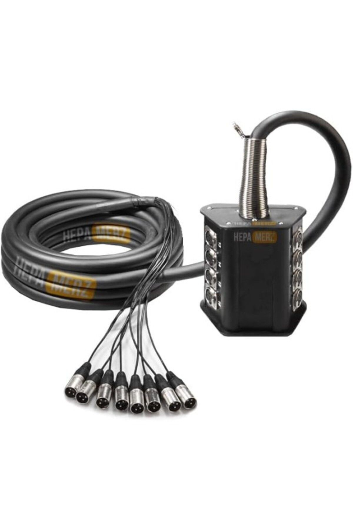 ShopZum Hepa Merz Stage-8C-20M 8 Kanal 20 Metre Multicore Kablolu Hazır Stage Box