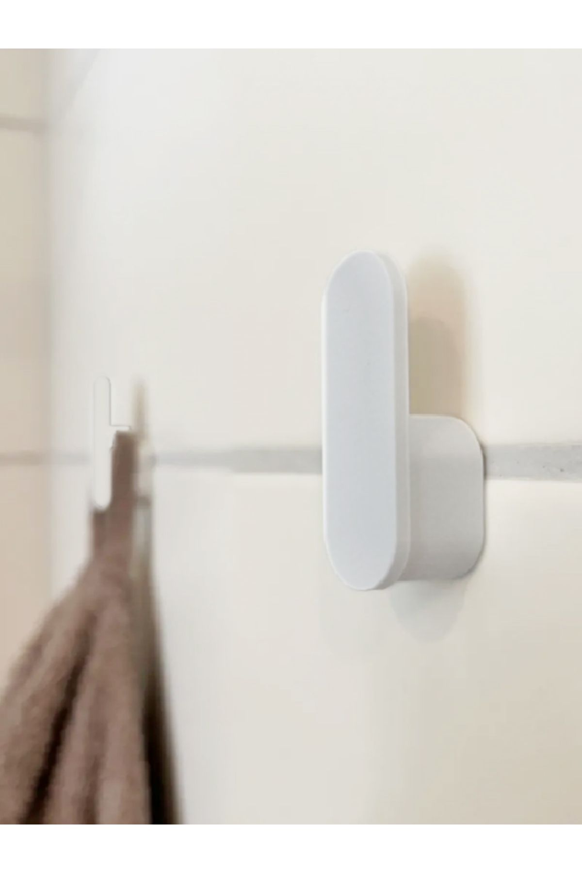 GLAM DEKORASYON Minimal Modern Askılık 3lü Havluluk Banyo Havlu Bornoz Antre Mont Ceket Çok Amaçlı Vidalamalı 6 cm