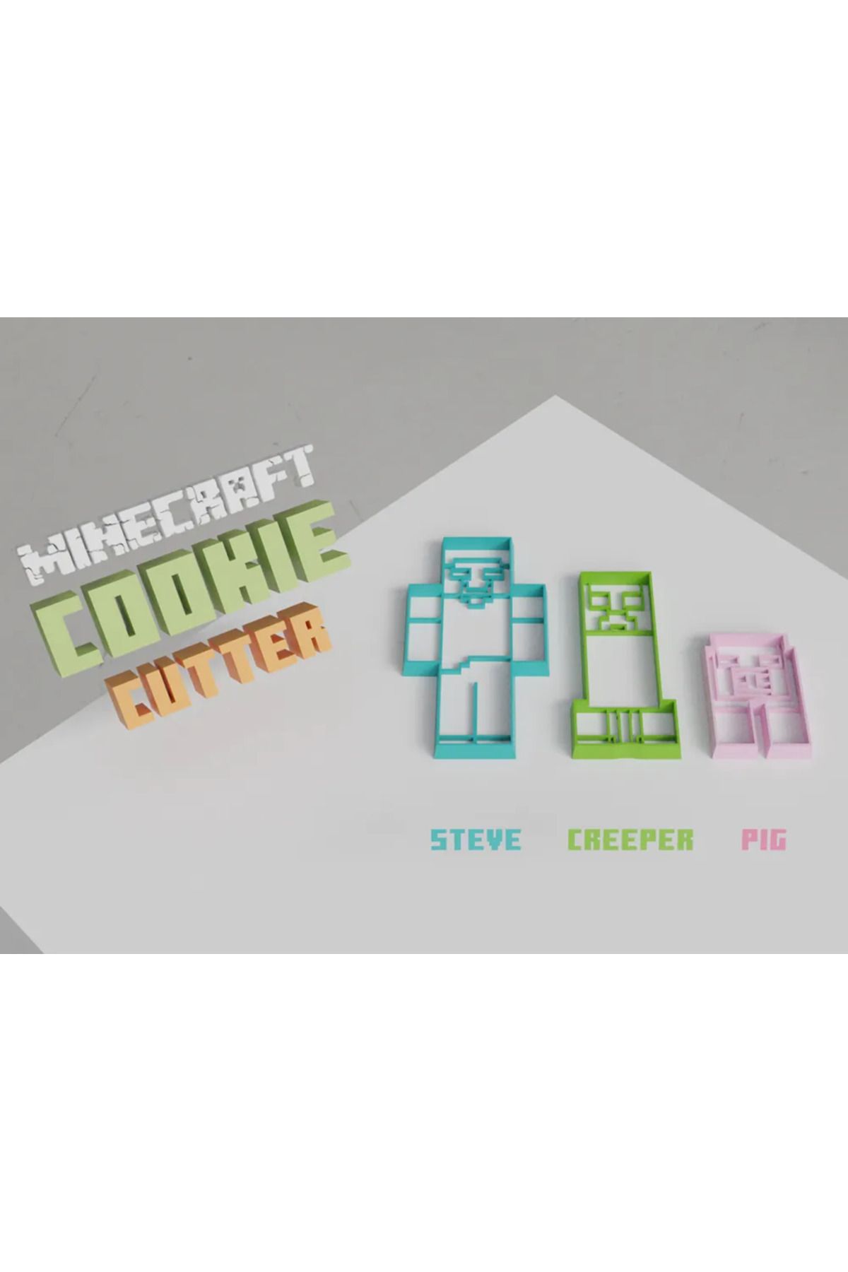 zscraft Minecraft Kurabiye/Oyun Hamuru Kesici