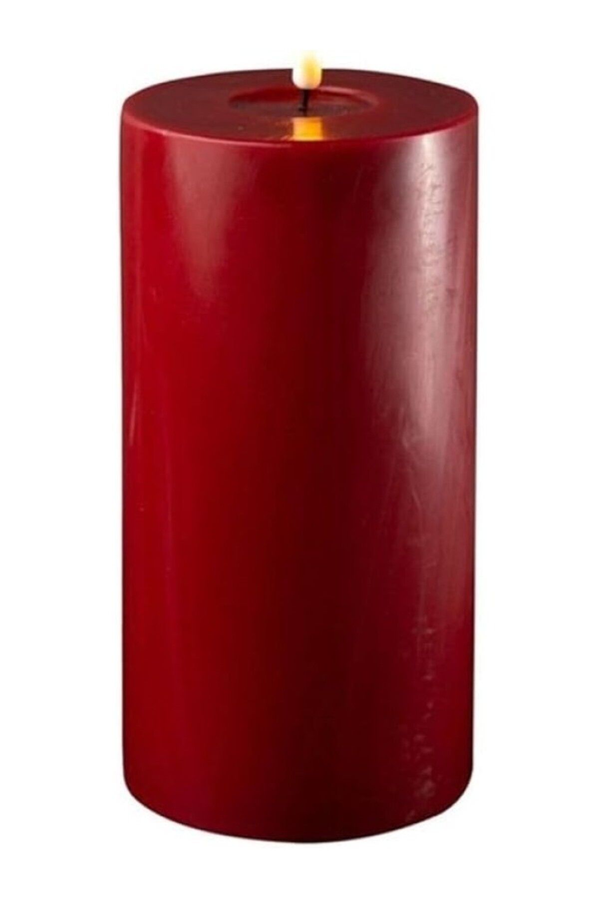 ShopZum Deluxe Home Bordo Rengi Led Mum 10X20 Cm - De Rf-0062