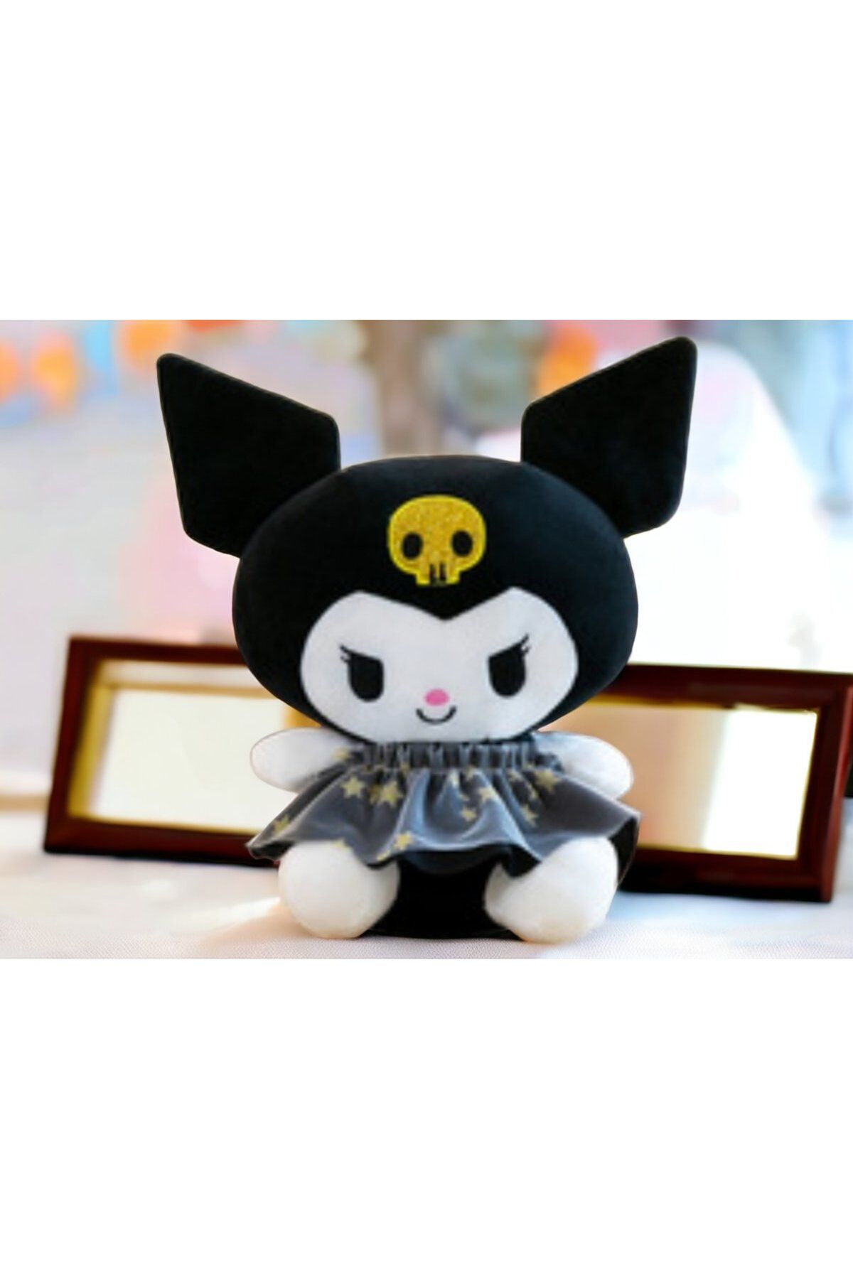 Mıncır Shop 27 cm Kuromi Peluş Oyuncak – Yumuşak, Sevimli ve Hediye İçin Hazır!