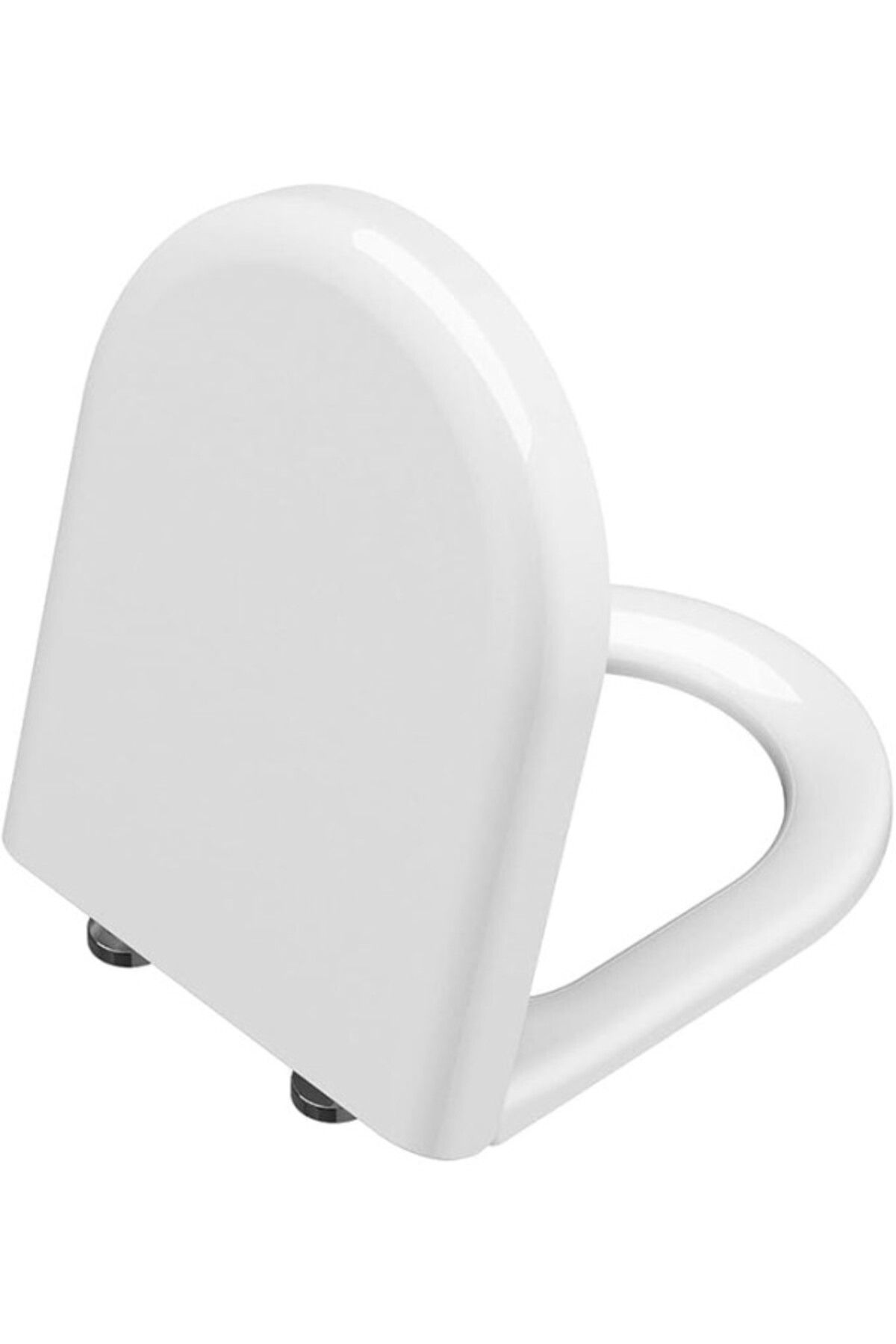 ShopZum Vitra Zentrum Round 121-003-901 Klozet Kapağı, Beyaz