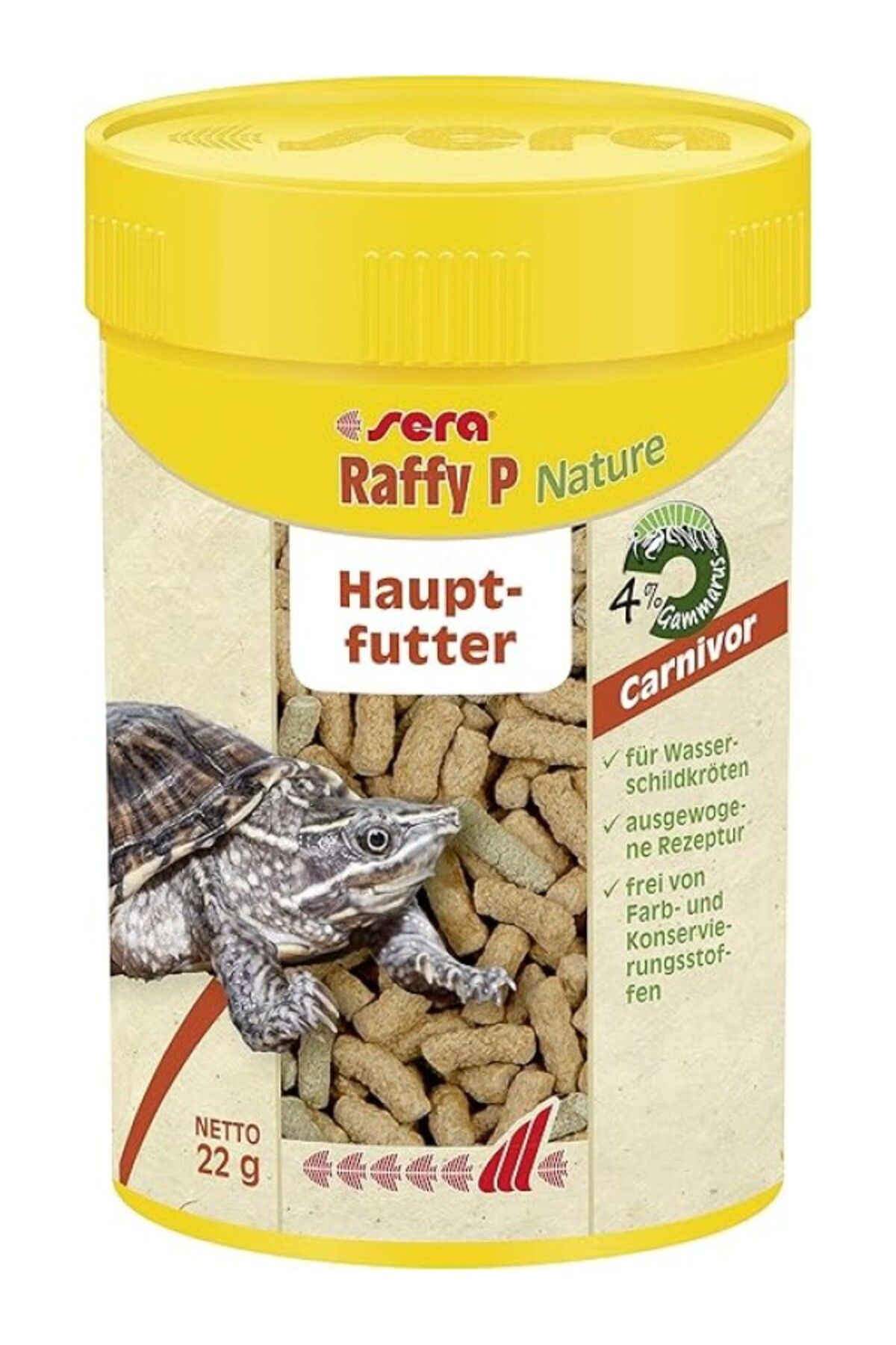 ShopZum Sera Raffy P Kaplumbağa Ve Sürüngen Yemi 100 ml - 18 gr
