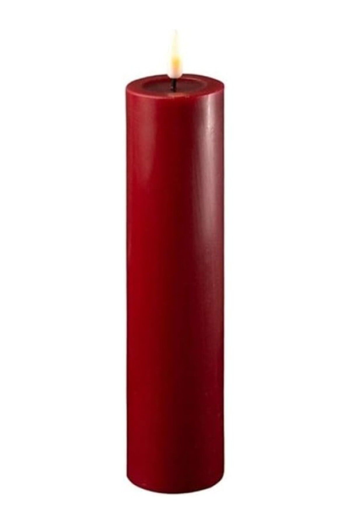 ShopZum Deluxe Home Bordo Rengi Led Mum 5X20 Cm - De Rf-0055
