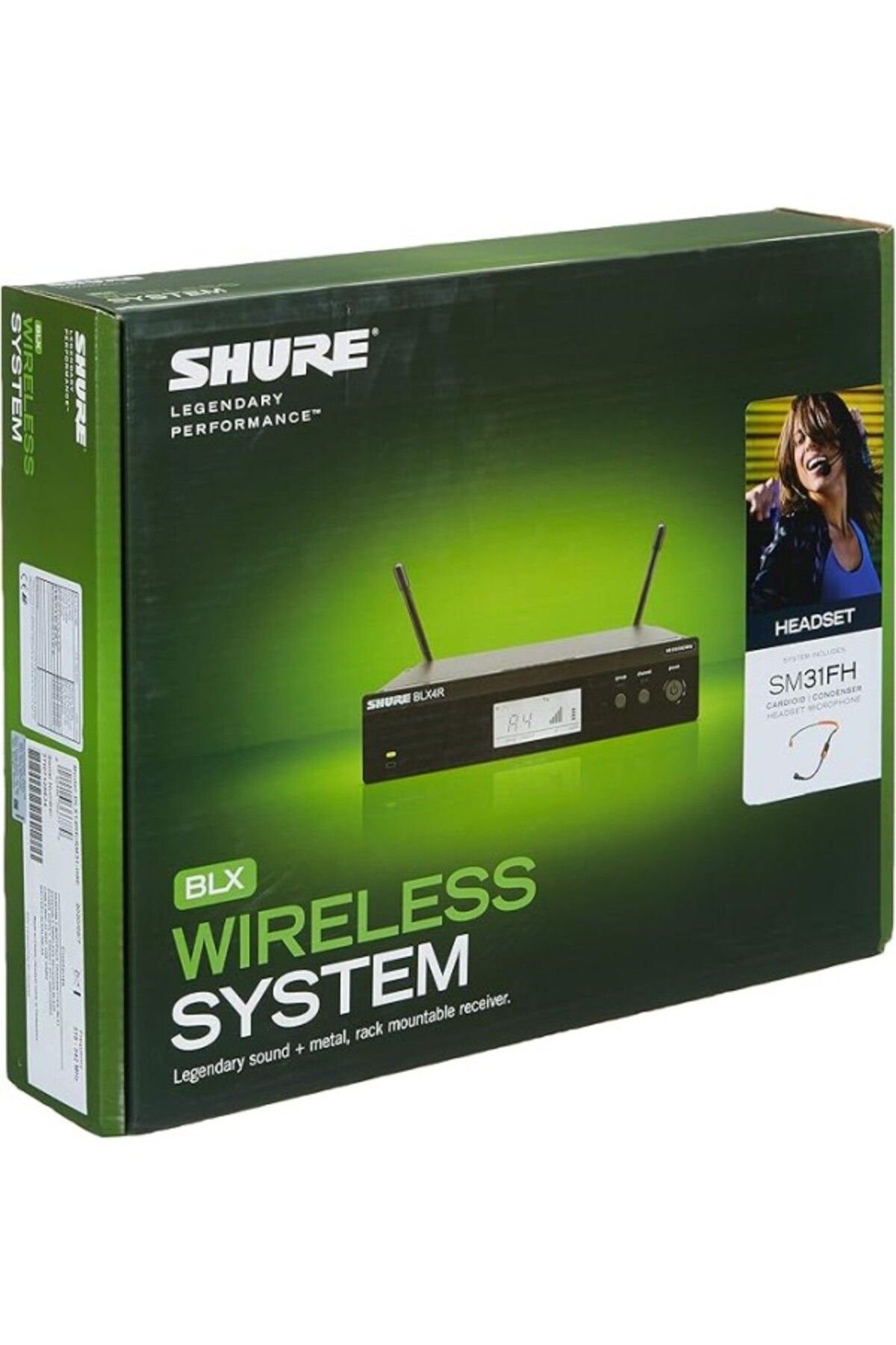 ShopZum Shure Blx14Re/Sm31, Wireless Rack-Mount Presenter System With Sm31 Headset, Professional Cardioid
