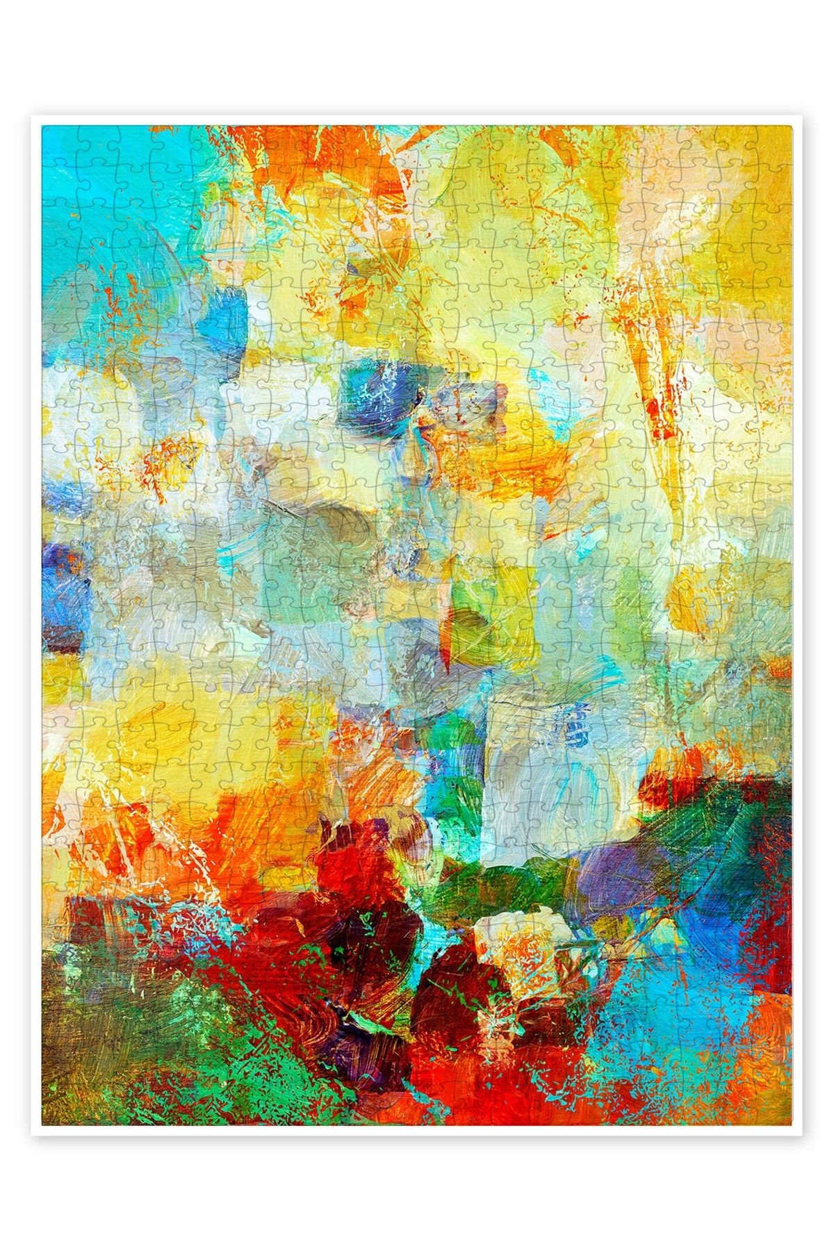 Jeronkarji basso continuo! 500 Parça Puzzle Yapboz Bohem Soyut Sanat Temalı