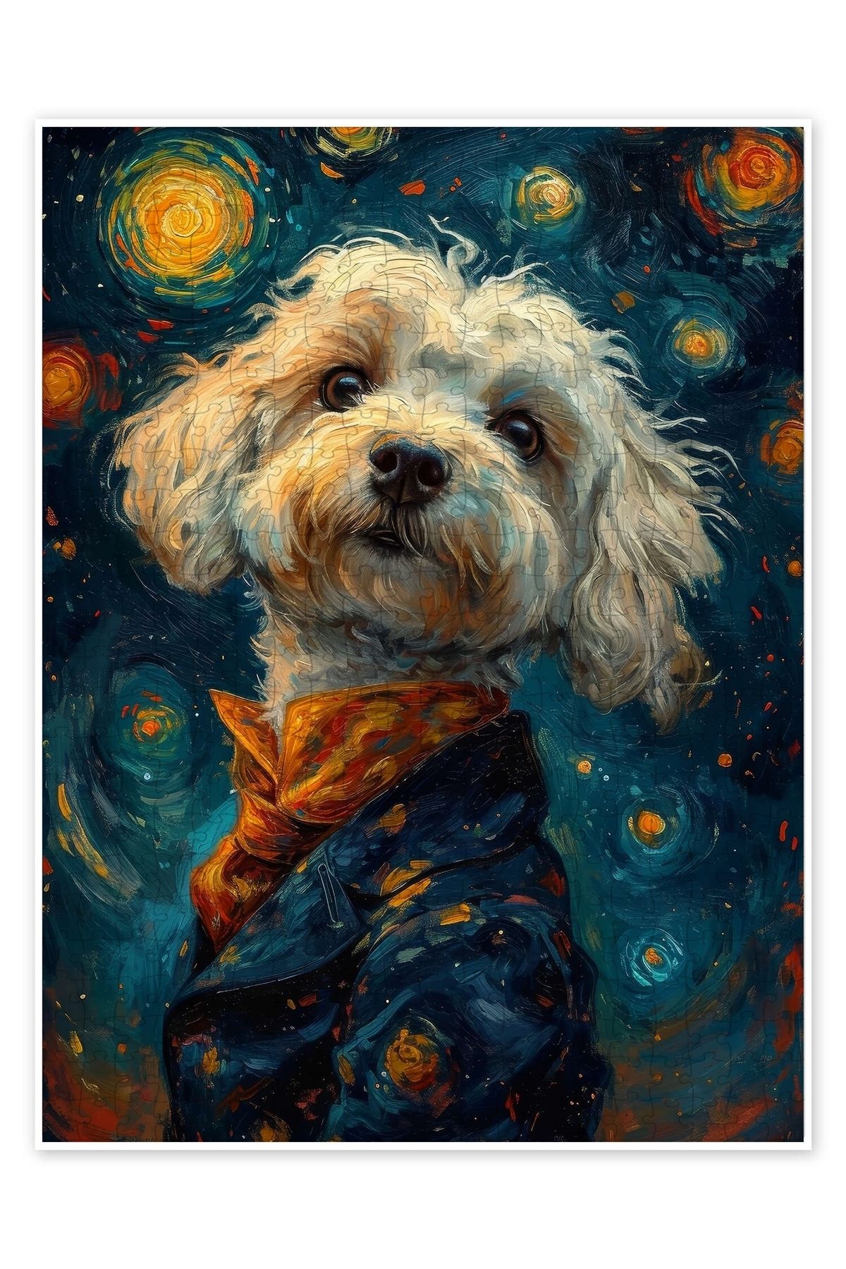 Jeronkarji Van Köpek 500 Parça Puzzle Yapboz Kedi Köpek Temalı Doğa ve Orman Hayvanları