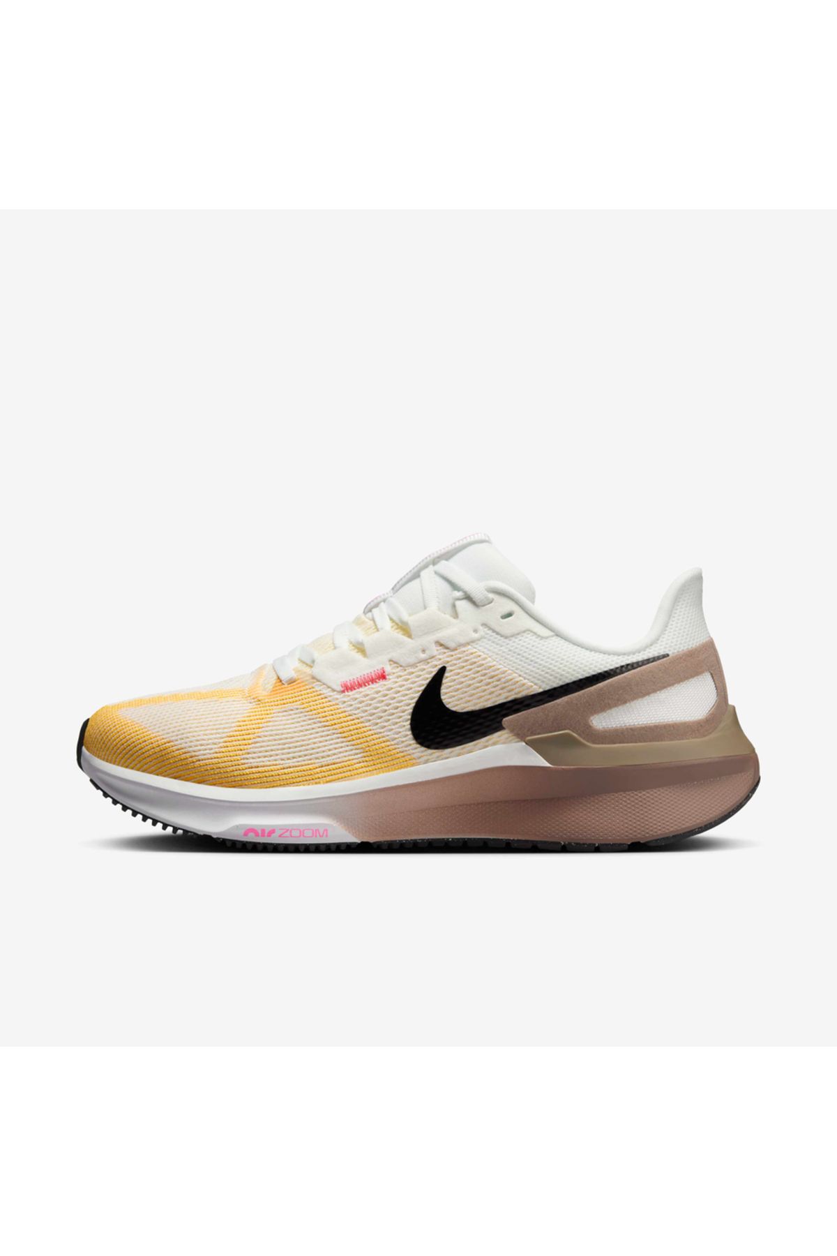 Nike Air Zoom Structure 25 Road Running Unisex Beyaz Koşu Spor Ayakkabısı