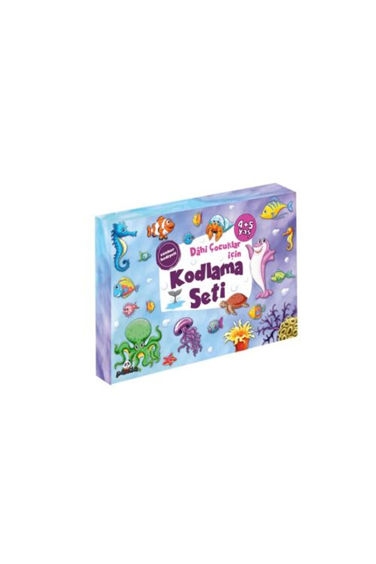 Beyaz Panda Yayınları 4+5 Yaş Dahi Çocuklar için Kodlama Seti