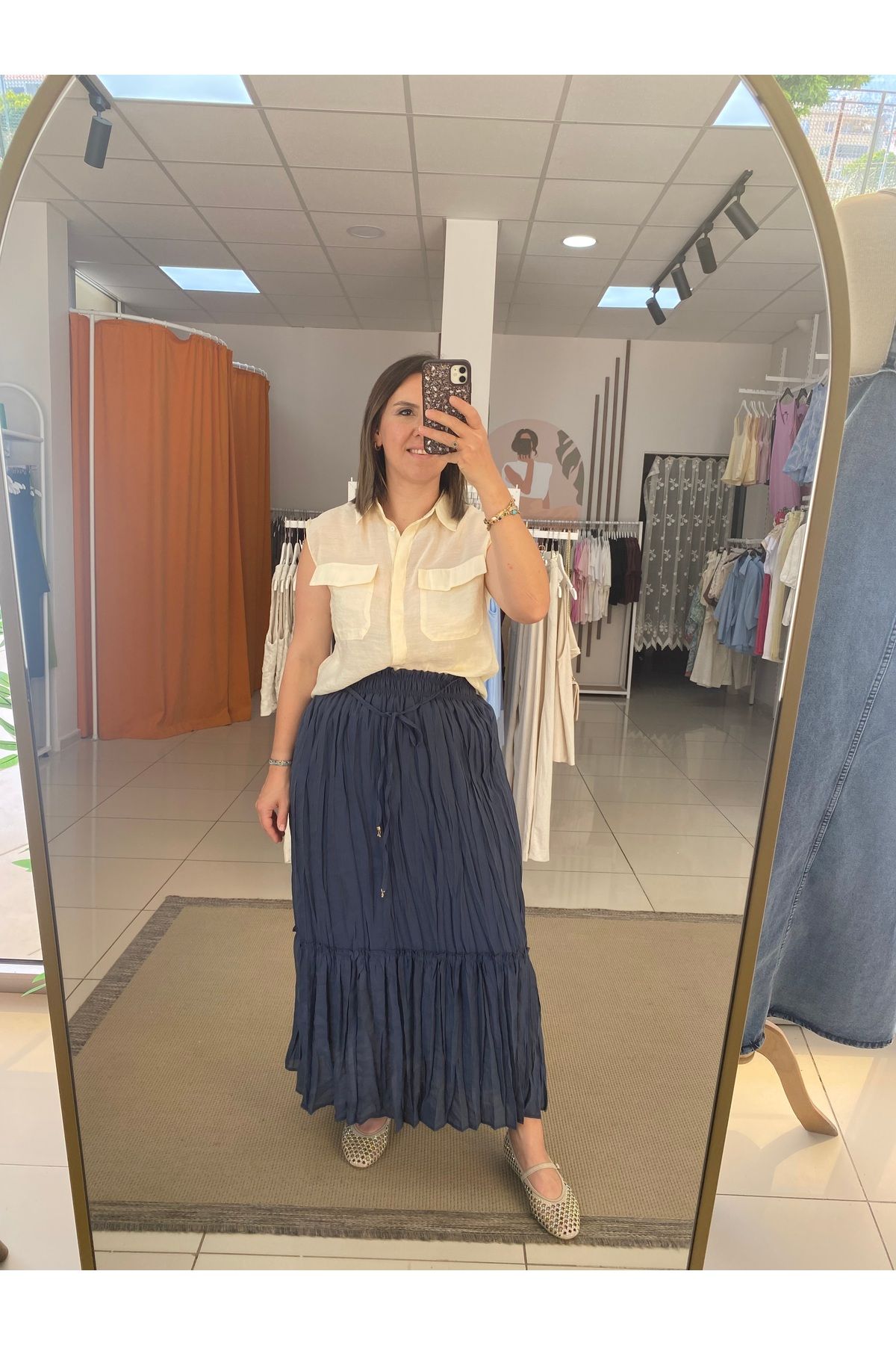 MODA Piliseli etek