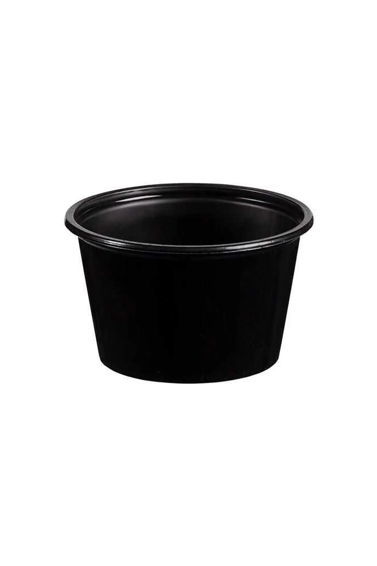 Özge Plastik Siyah Sos Kabı 80 cc - 100 adet