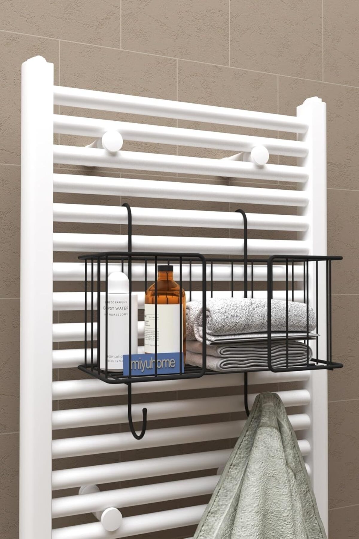 STOREMAX mrttnca Havlupan Düzenleyici Havluluk Banyo Düzenleyici Havlu Kurutma Sepeti Havlupan Askısı trn