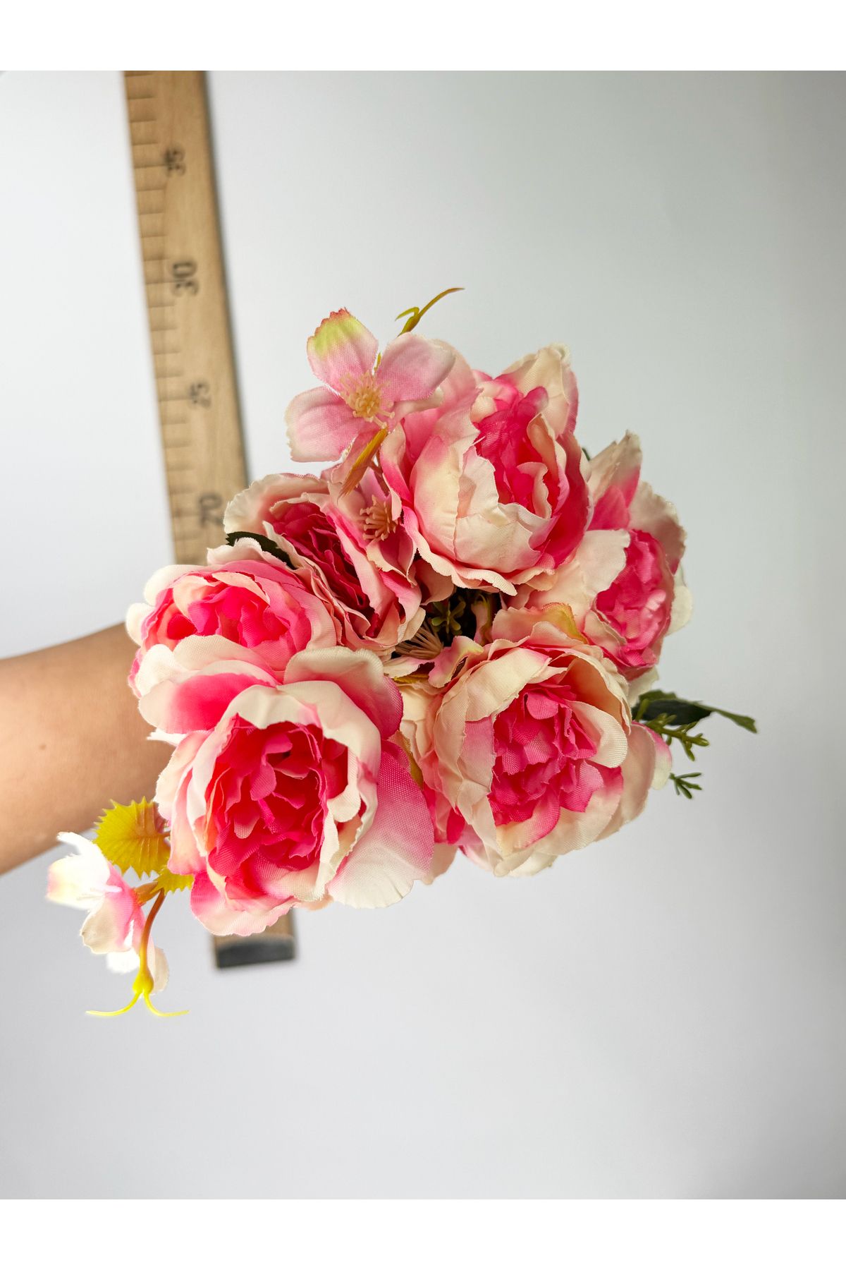Hobi Stok Yapay Çiçek - Mineli Şakayık Küçük Buket - 30cm yükseklik