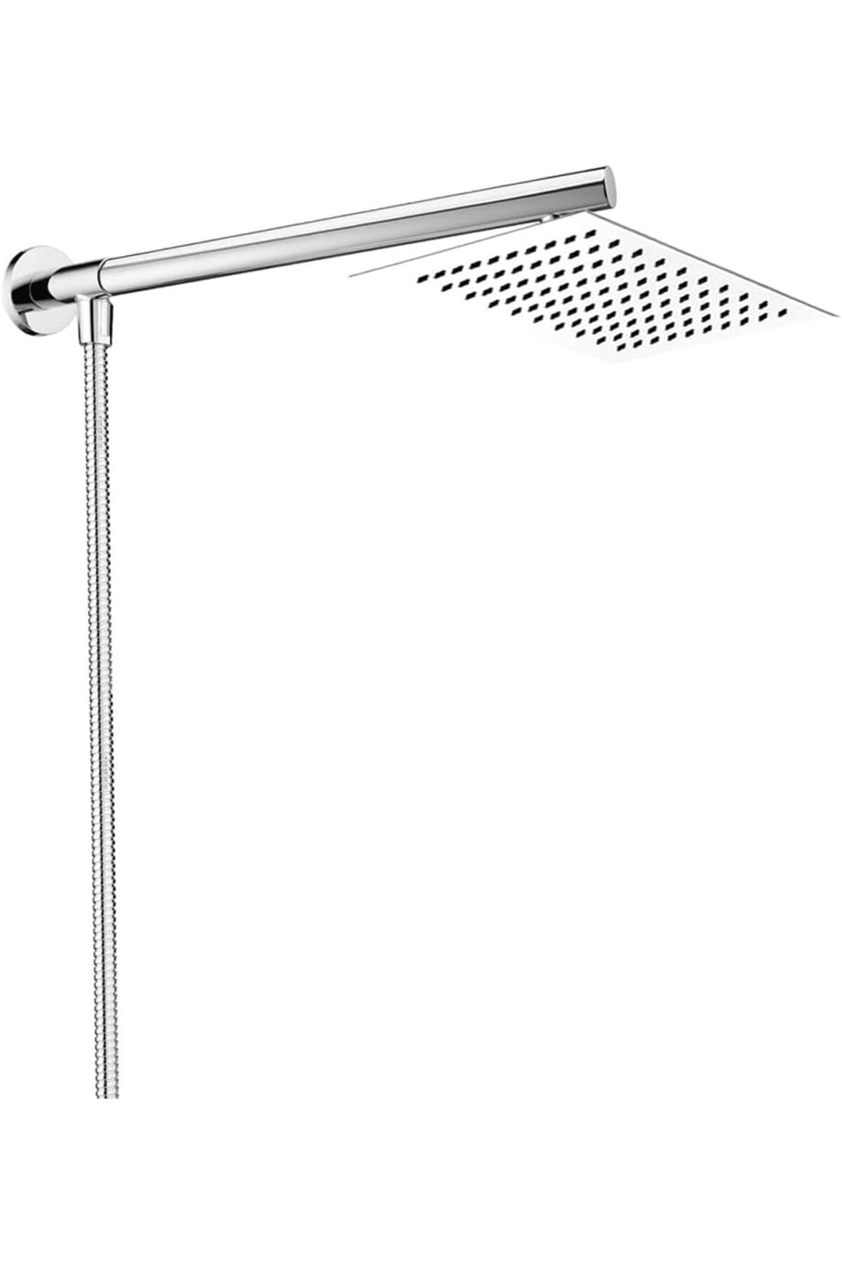 STOREMAX mrttnca Yarı Ankastre Su Giriş Borulu Tepe Duş Başlığı Çelik KDS199 trndymrt 1087243