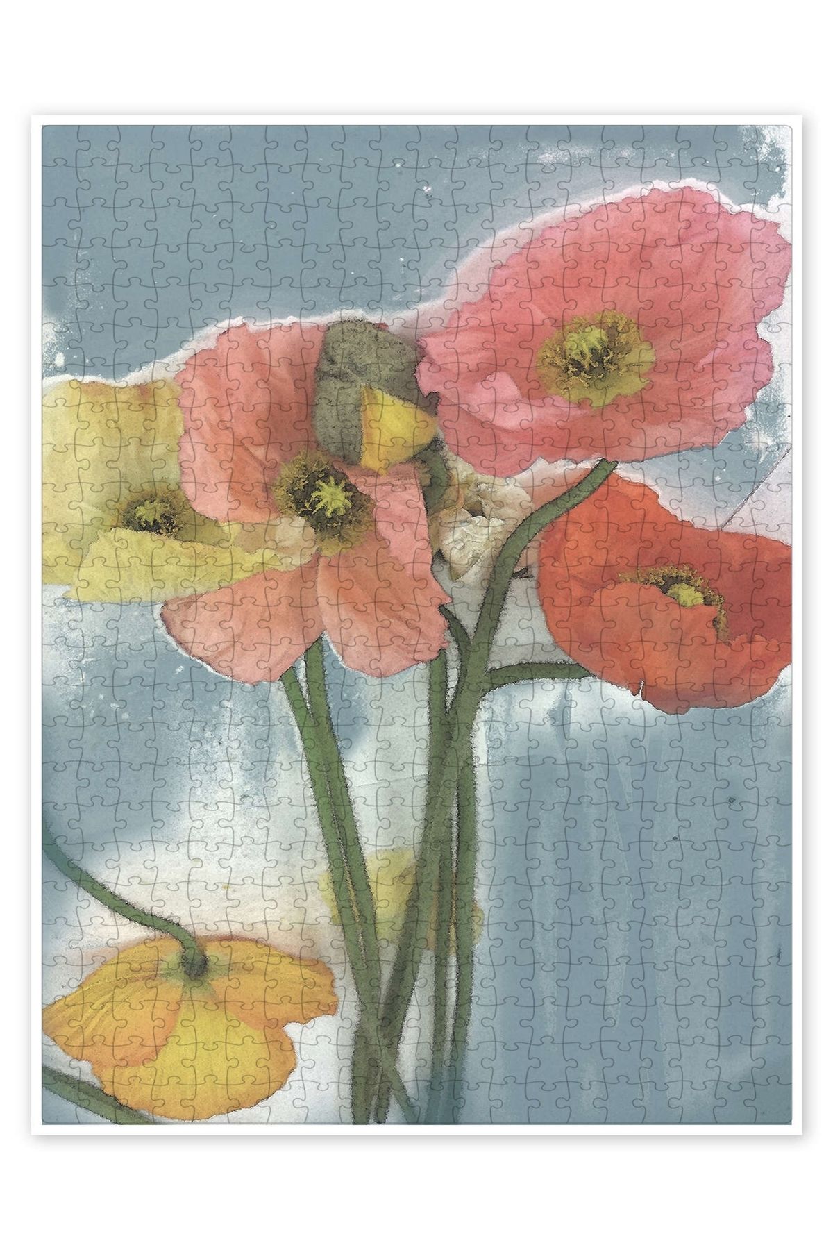 Jeronkarji Poppy II 500 Parça Puzzle Yapboz Bohem Soyut Sanat Temalı