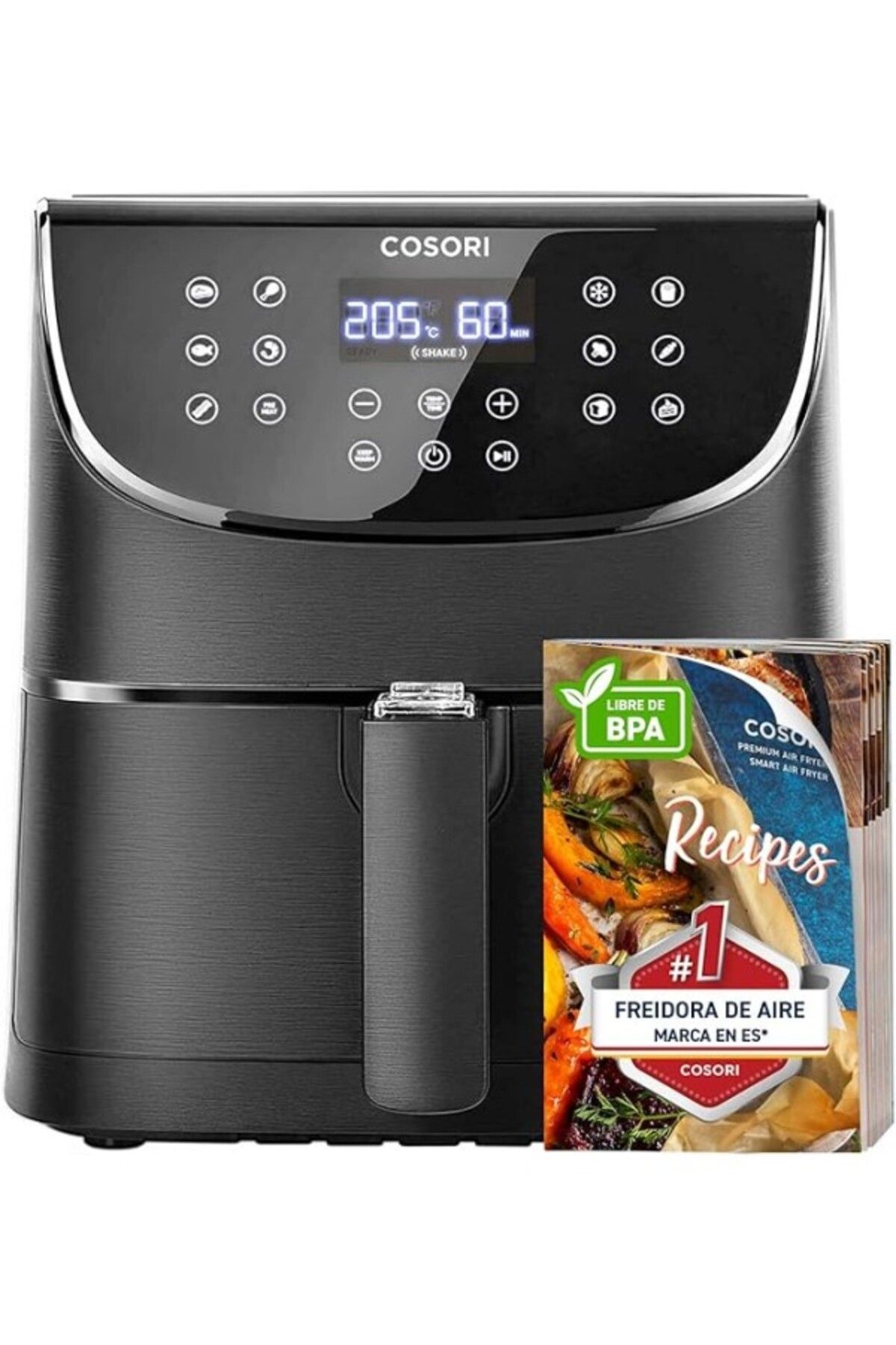 ShopZum Airfryer Sağlıklı Ve Verimli 5,5 L Hava Fritözü, 11 Ön Ayarlı, Ön Isıtma Ve Tutma