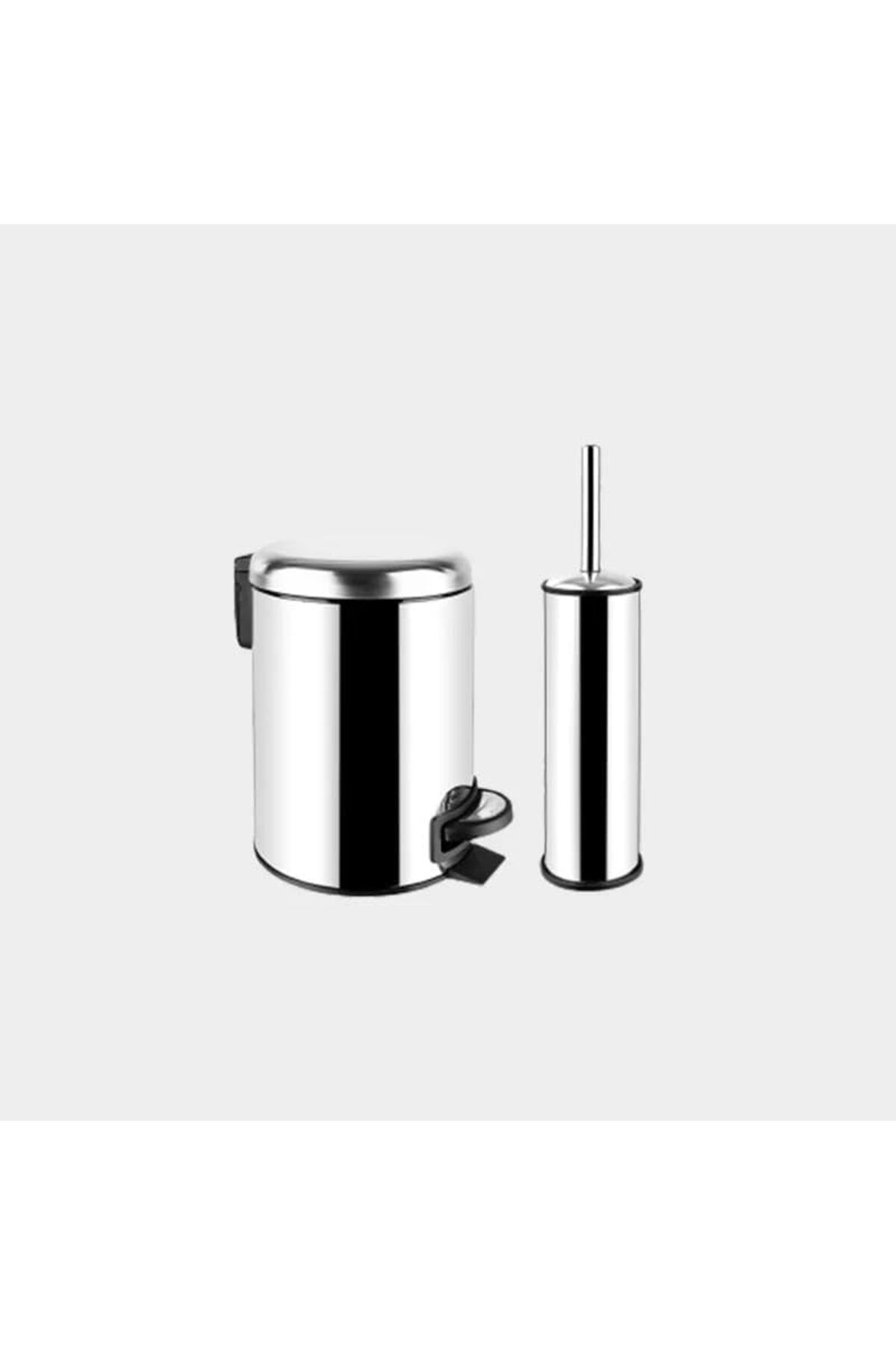 STOREMAX mrttnca Elit Krom Çöp Kovası Seti 3 LT (000400) trndymrt 1087243