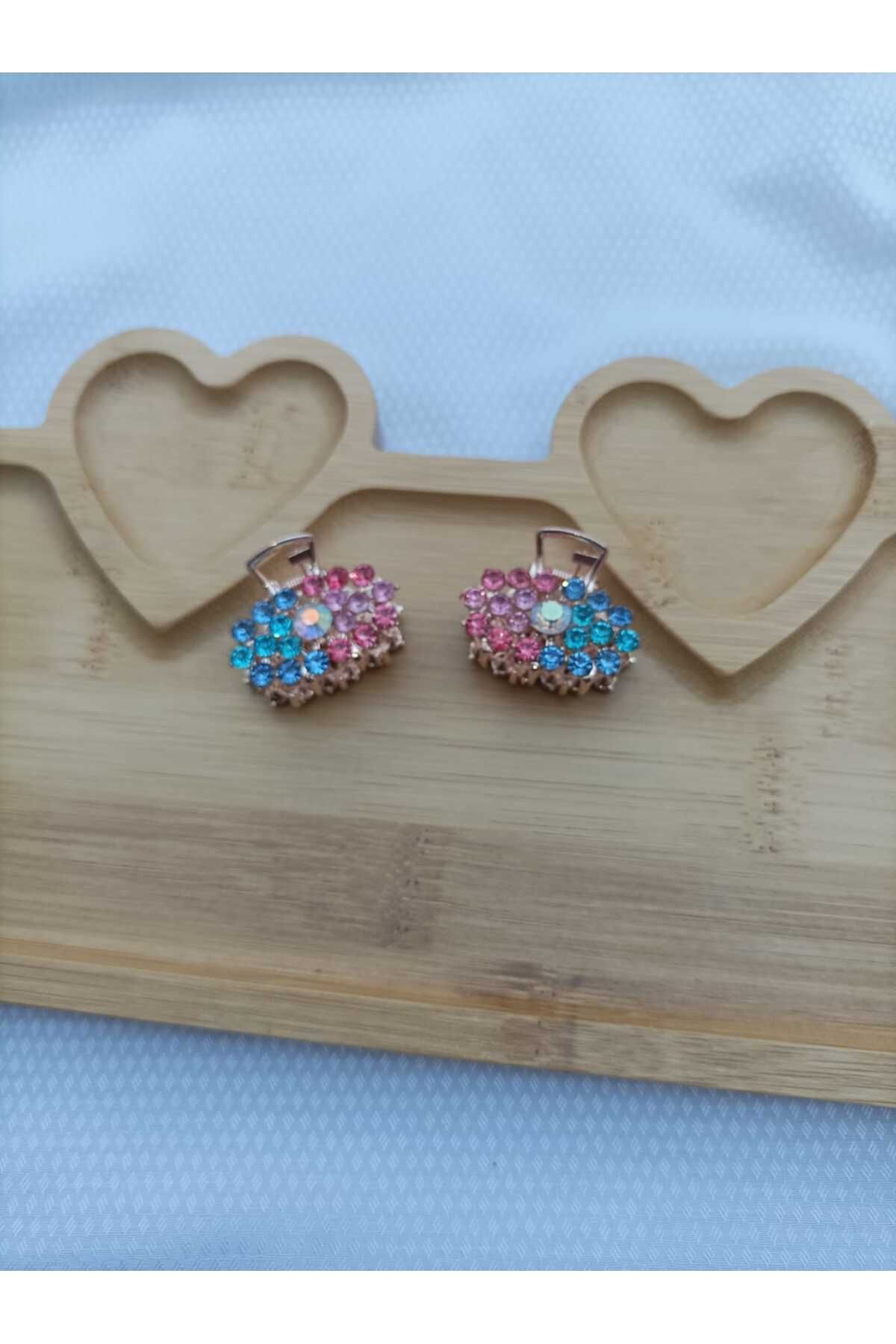 JHTshop 2li Taşlı Mandal Toka Kadın* 2,5cm/ *2,5cm*