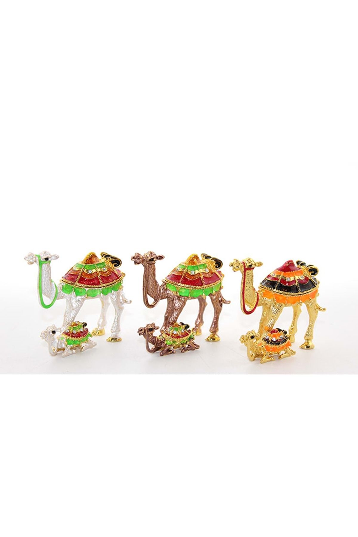 Store Sıvaroskı Yavrulu Deve 7*8 Cm