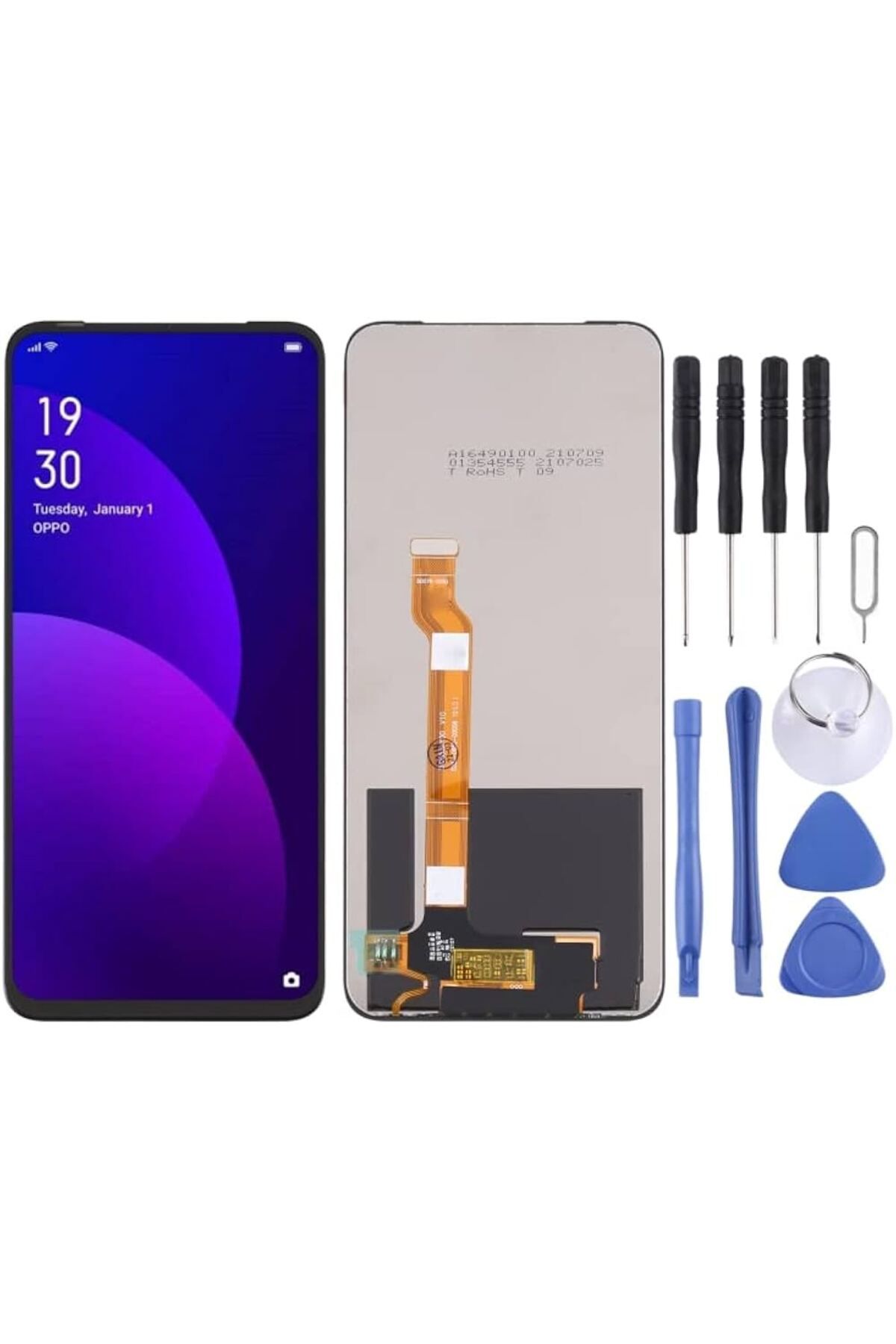 indirimplus Oppo F11 Uyumlu LCD EKRAN Siyah Renk İlanı+Tamir Seti FGRVE