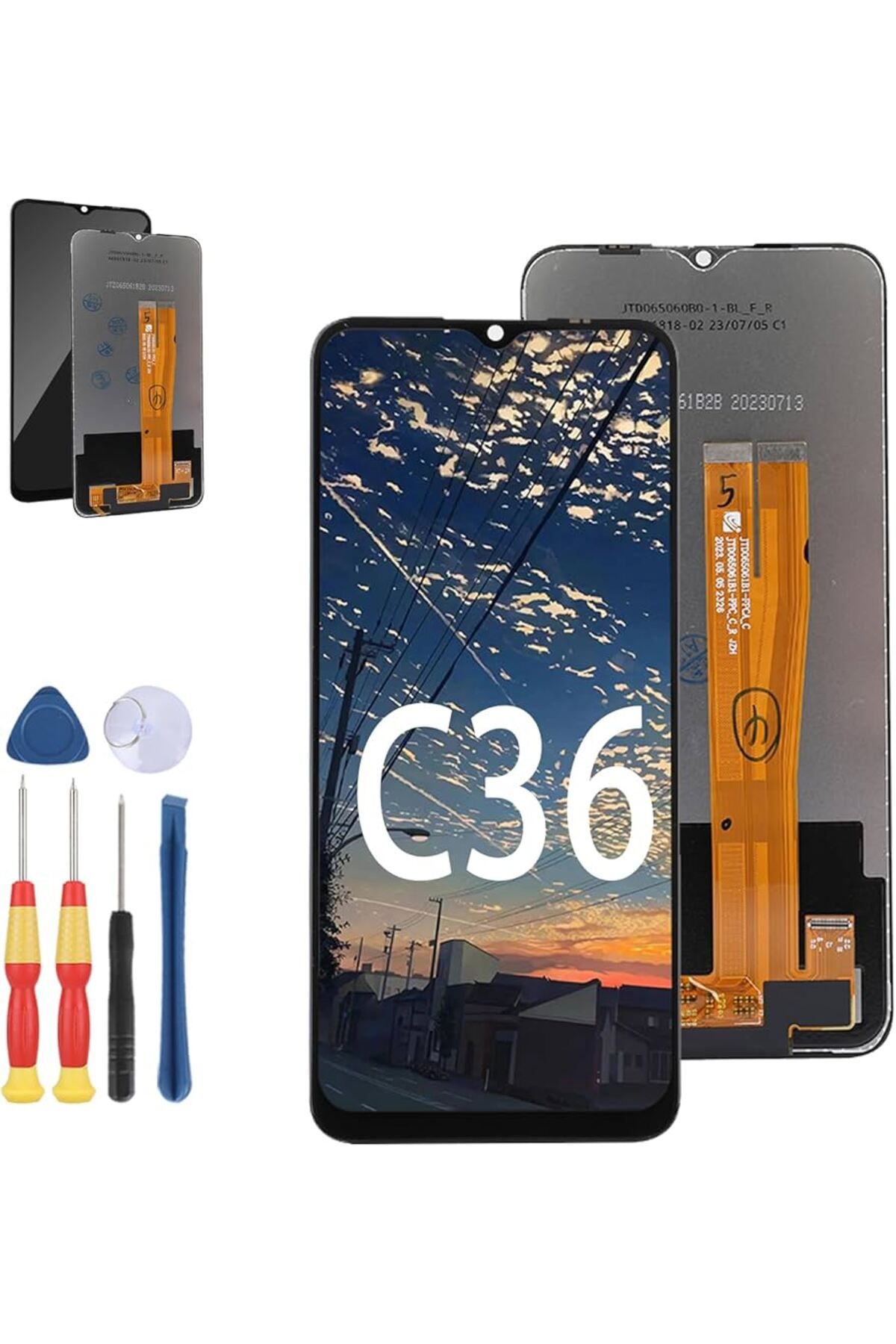 indirimplus Oukitel C36 LCD EKRAN Dokunmatik