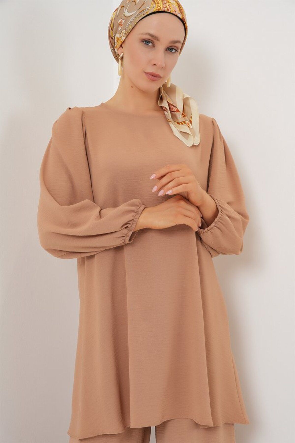 Albayrak Ayrobin Tunik Pantolon Alt Üst Takım 6712 - Vizon