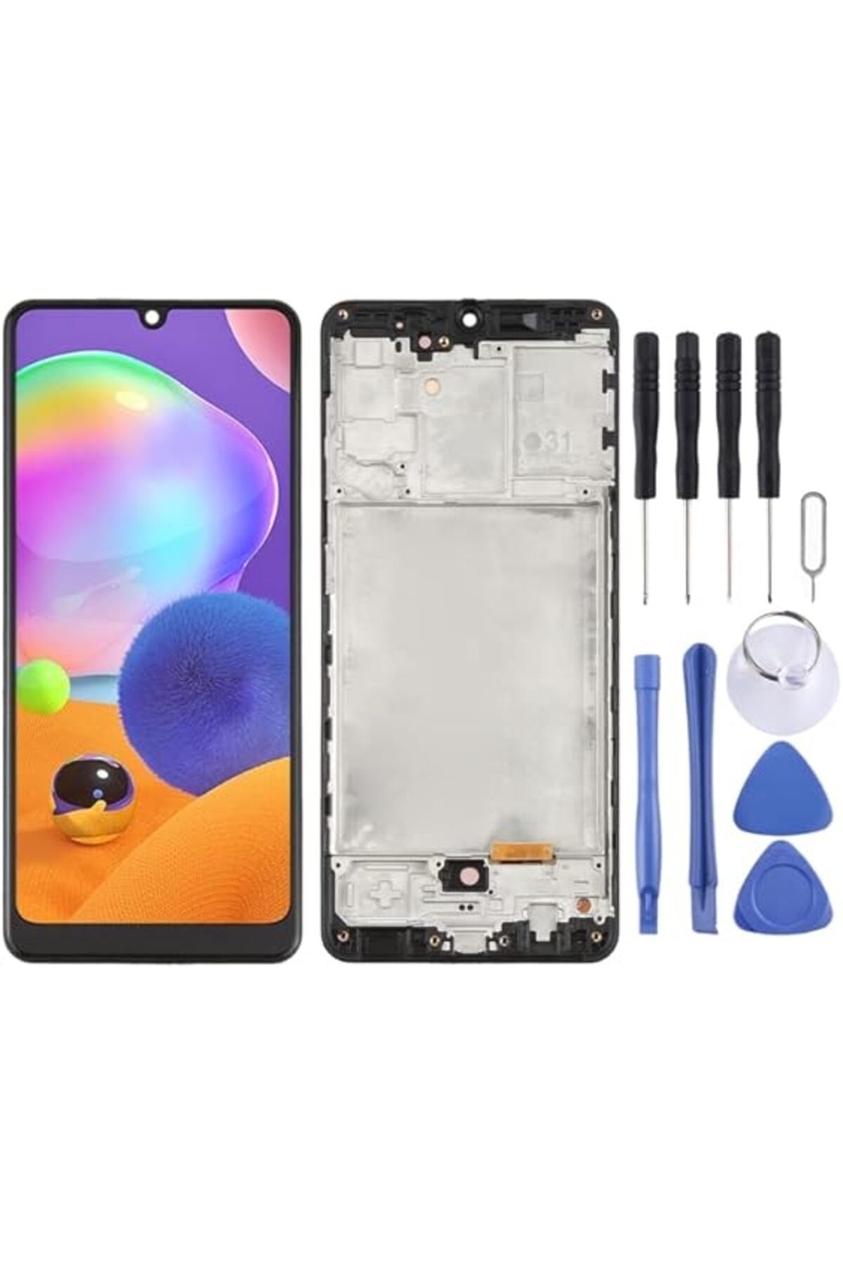 indirimplus A31  Uyumlu LCD EKRAN A315 LCD EKRAN Çıtalı