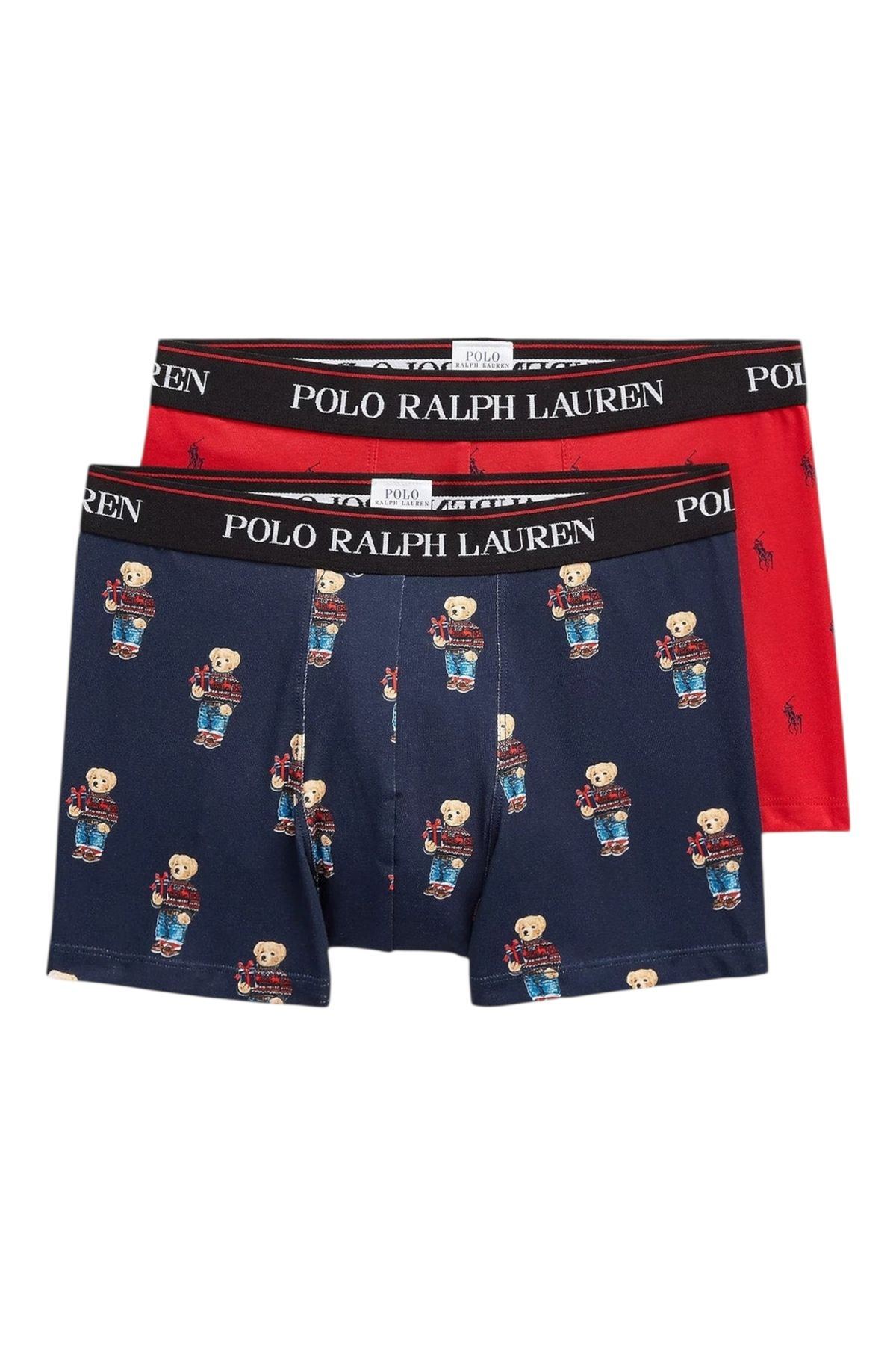 Polo Ralph Lauren Logo Bantlı 2li Bear Boxer Seti
