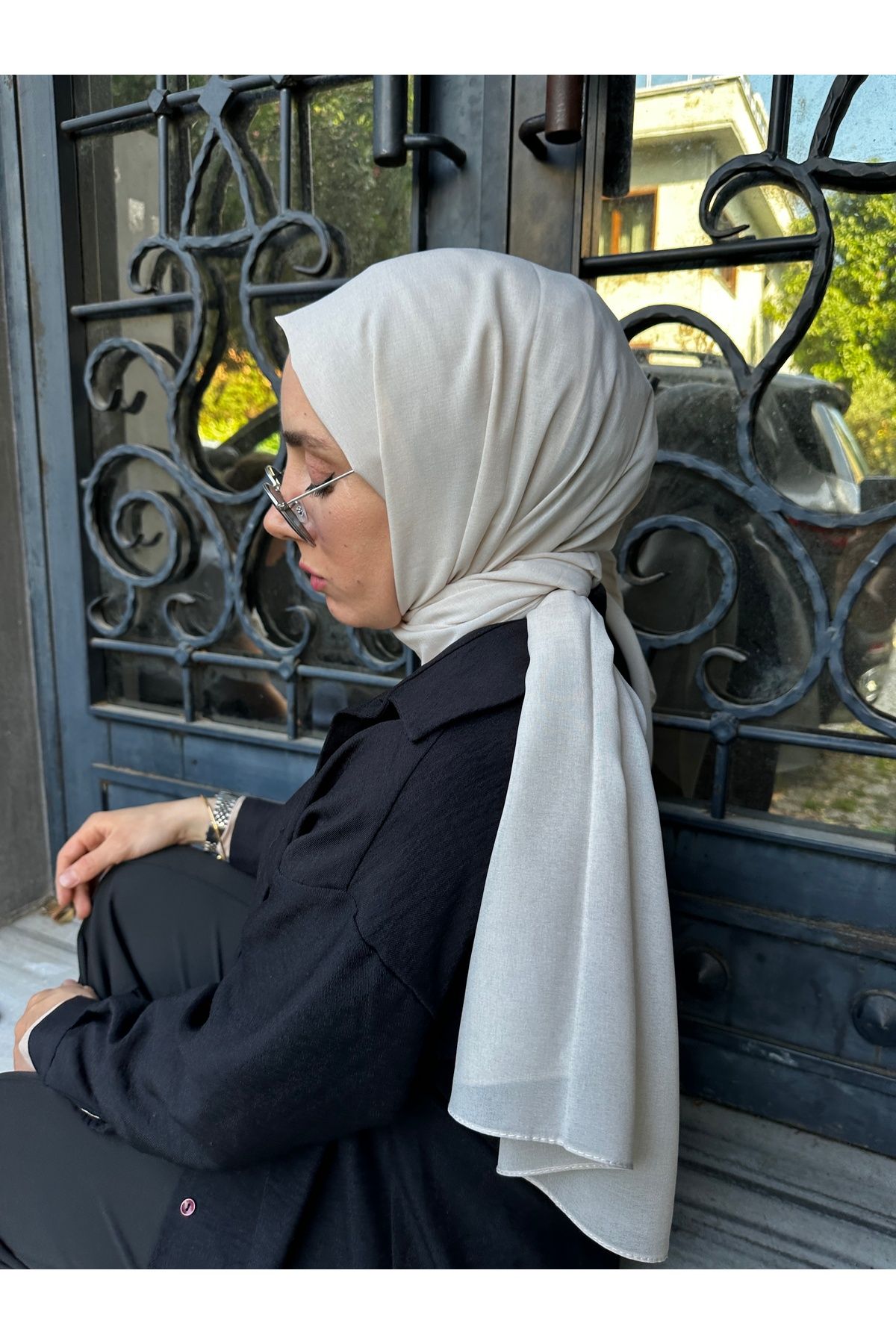 EŞARP HOME TAŞLANMIŞ PAMUK ŞAL KETEN