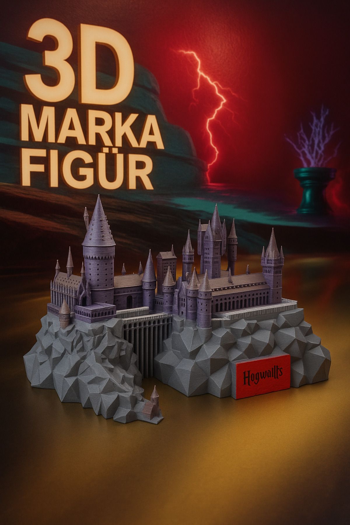 ValoriaConcept Hogwarts Kalesi Maketi - Detaylı ve Özel Tasarım Dekor Ürünü