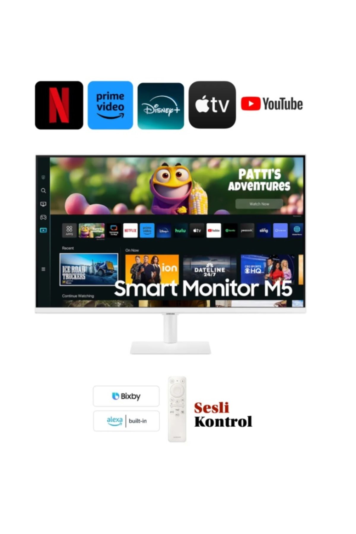 Samsung M5 Serisi 32" 4 Ms 60 Hz Full Hd Va Led Akıllı Monitör-televizyon