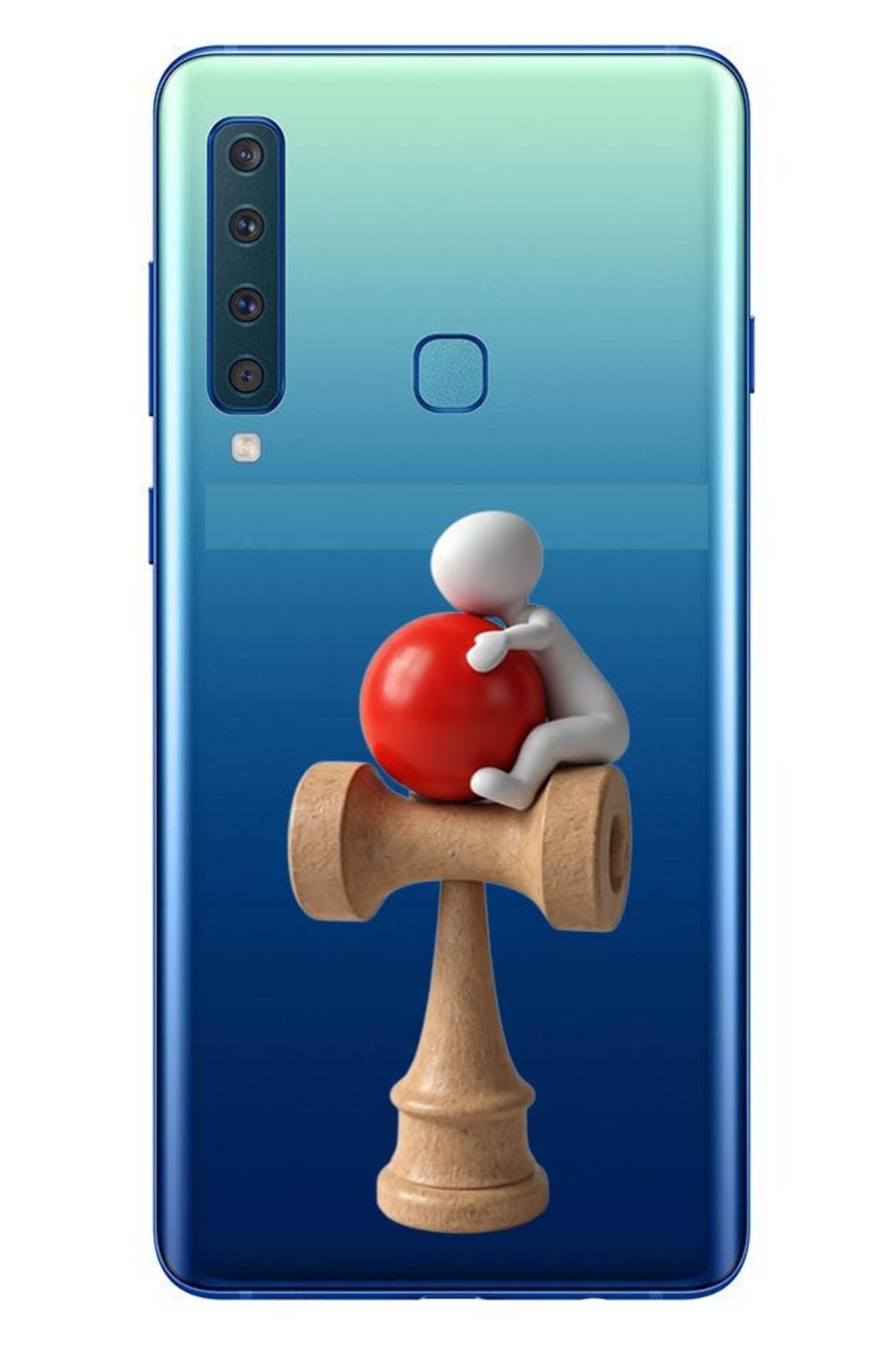 BV-Professional Kendama, Wooden Ball, Samurai + Phone Sticker, 92KD 8