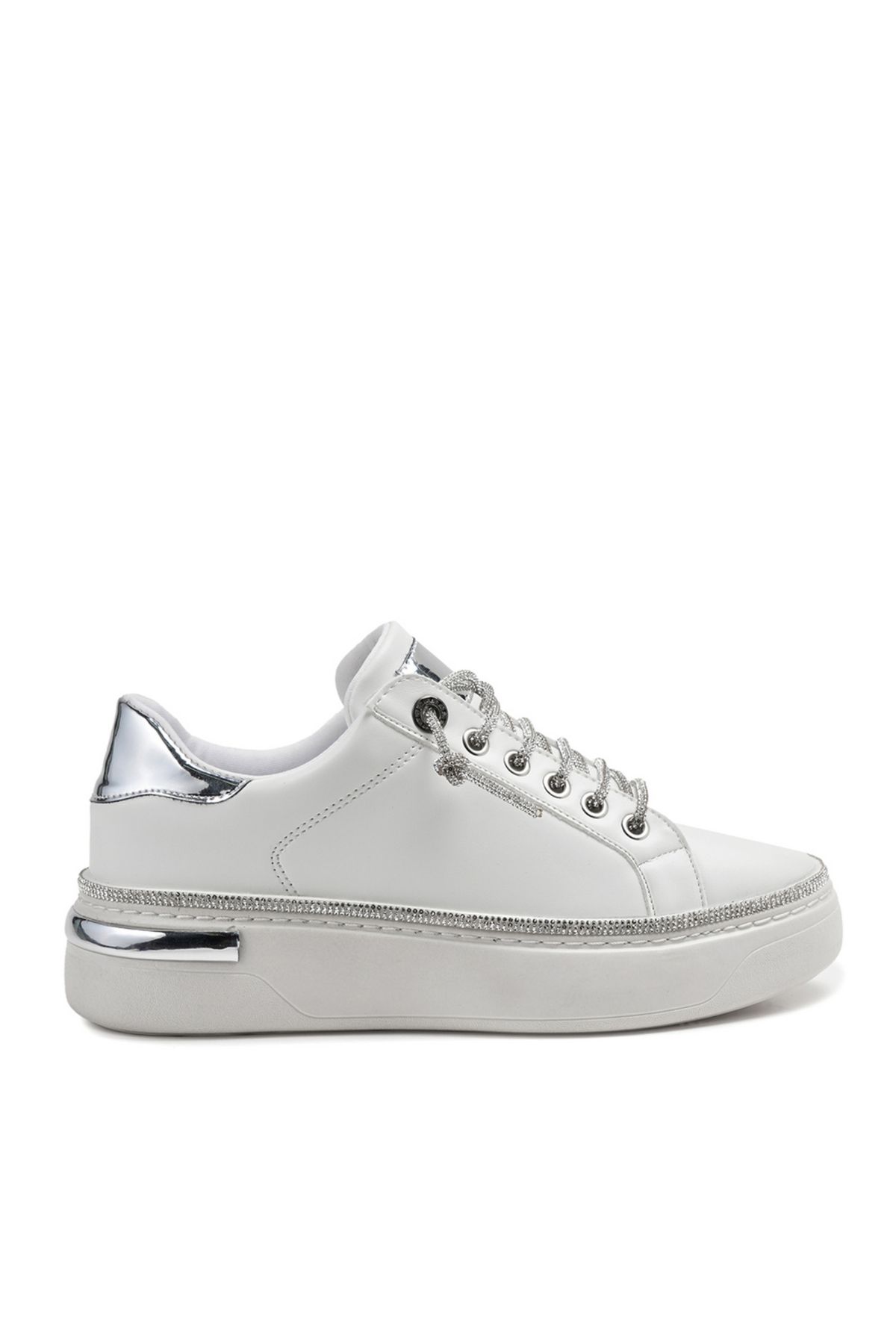 ZEYTUK Beyaz Sneakers Hakiki Deri Kadın Ayakkabı