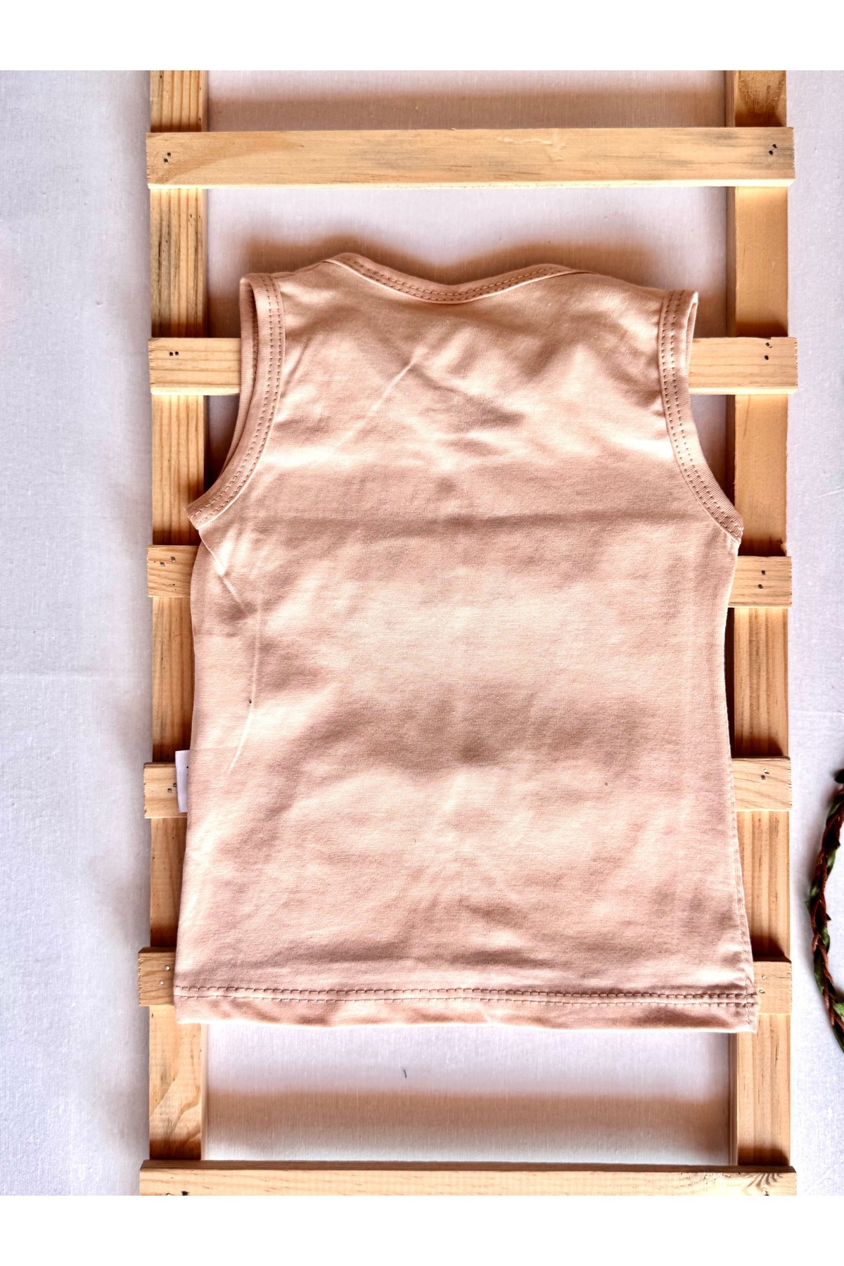 KapsülBebek %100 Pamuk Yazlık Bebek Takım 2’li – Atlet Şort Set, Ayıcık Desenli, Rahat Kesim, Unisex fotoğrafı 4 (önizleme)