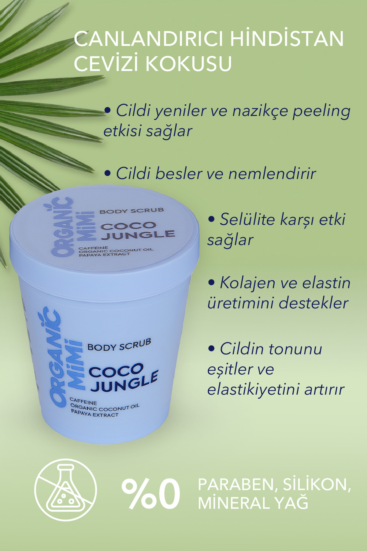 Vücut Peelingi Coco Jungle Selülit Karşıtı Vegan Nemlendirici Çilek Bacak Peelingi 250 g — 8606032062997 — تصویر 4 از 9