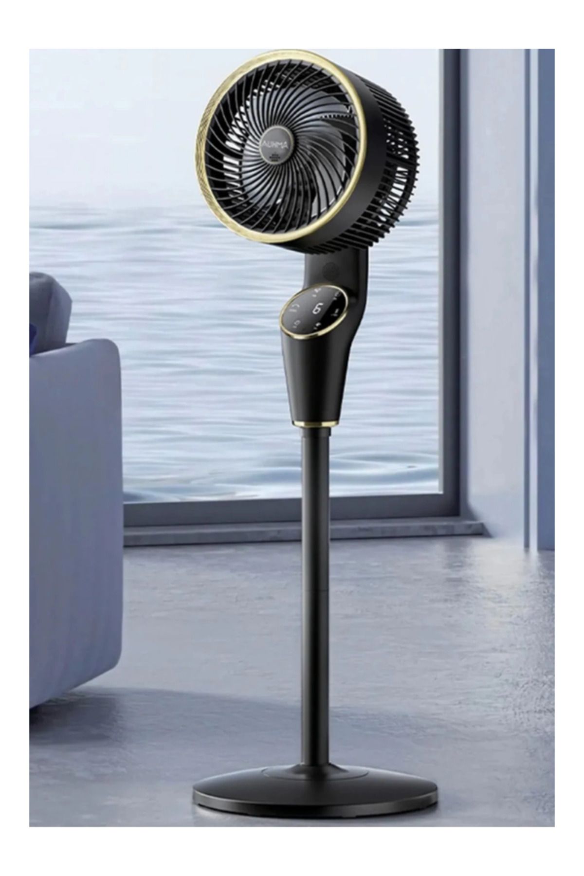 Smith ACFN03 Siyah 35W 90 Cm Süper Sessiz Soğutucu Dokunmatik Hareketli Akıllı Fan Ayaklı Vantilatör