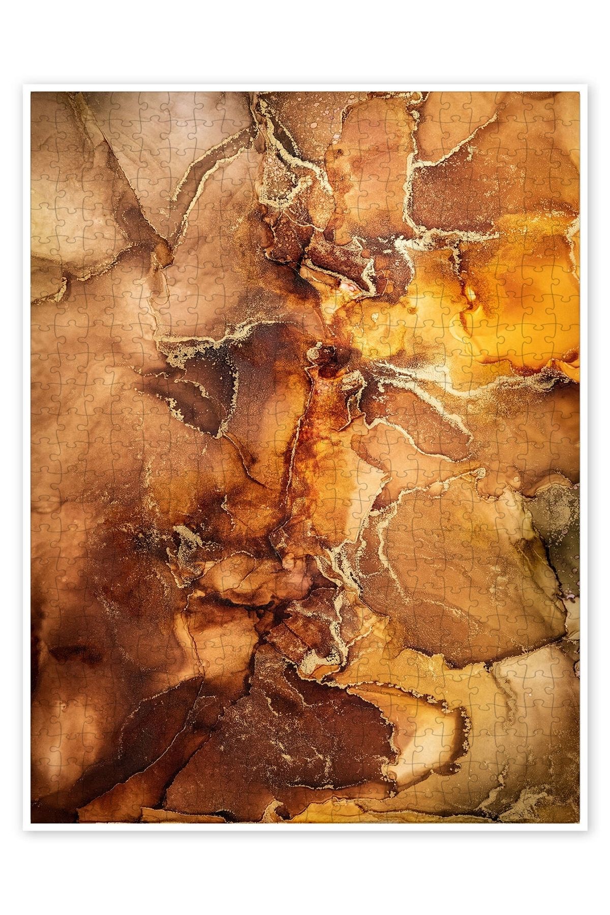Jeronkarji Amber 500 Parça Puzzle Yapboz Bohem Soyut Sanat Temalı