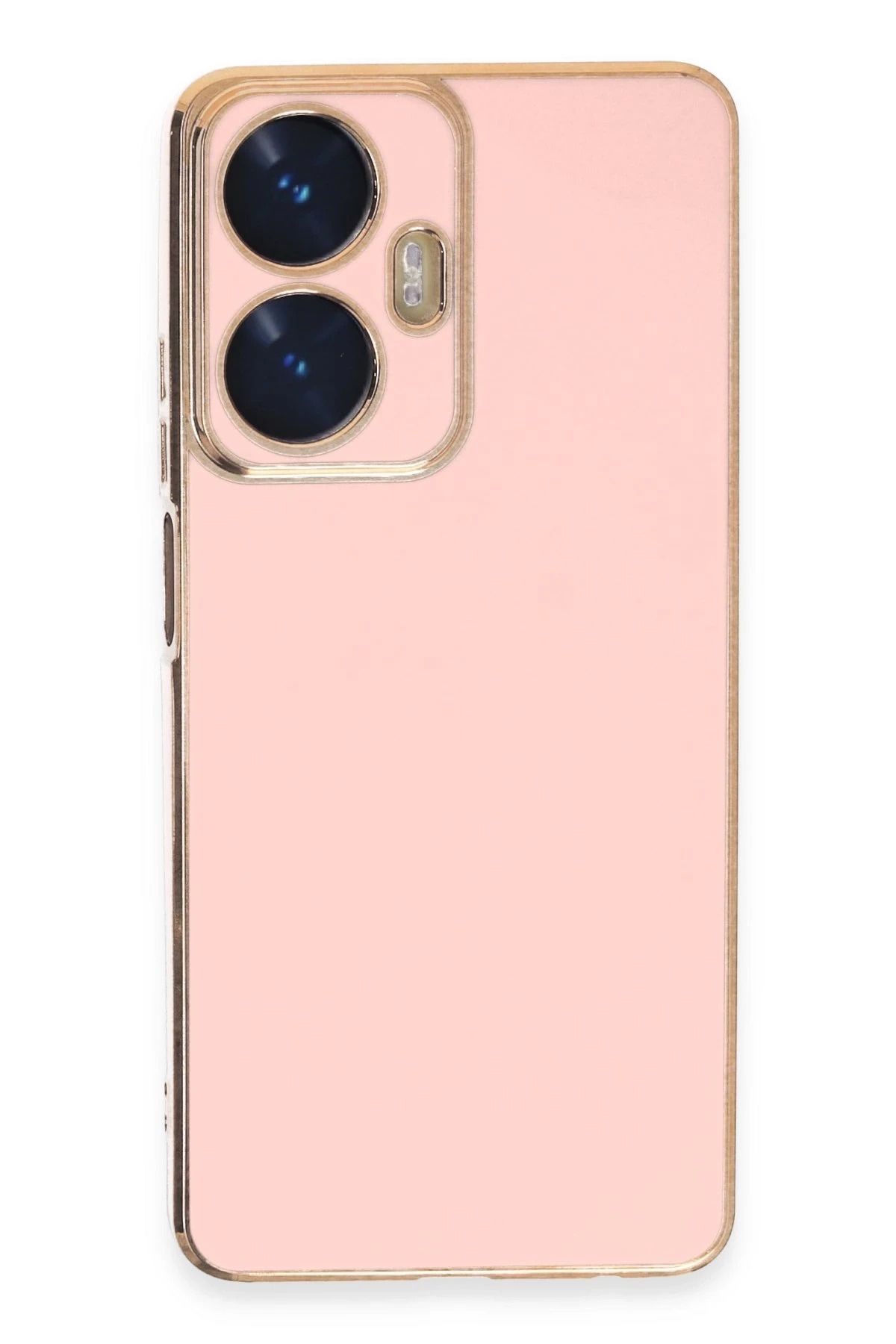 CepteToptan Realme C55 Kılıf Volet Silikon - Pembe