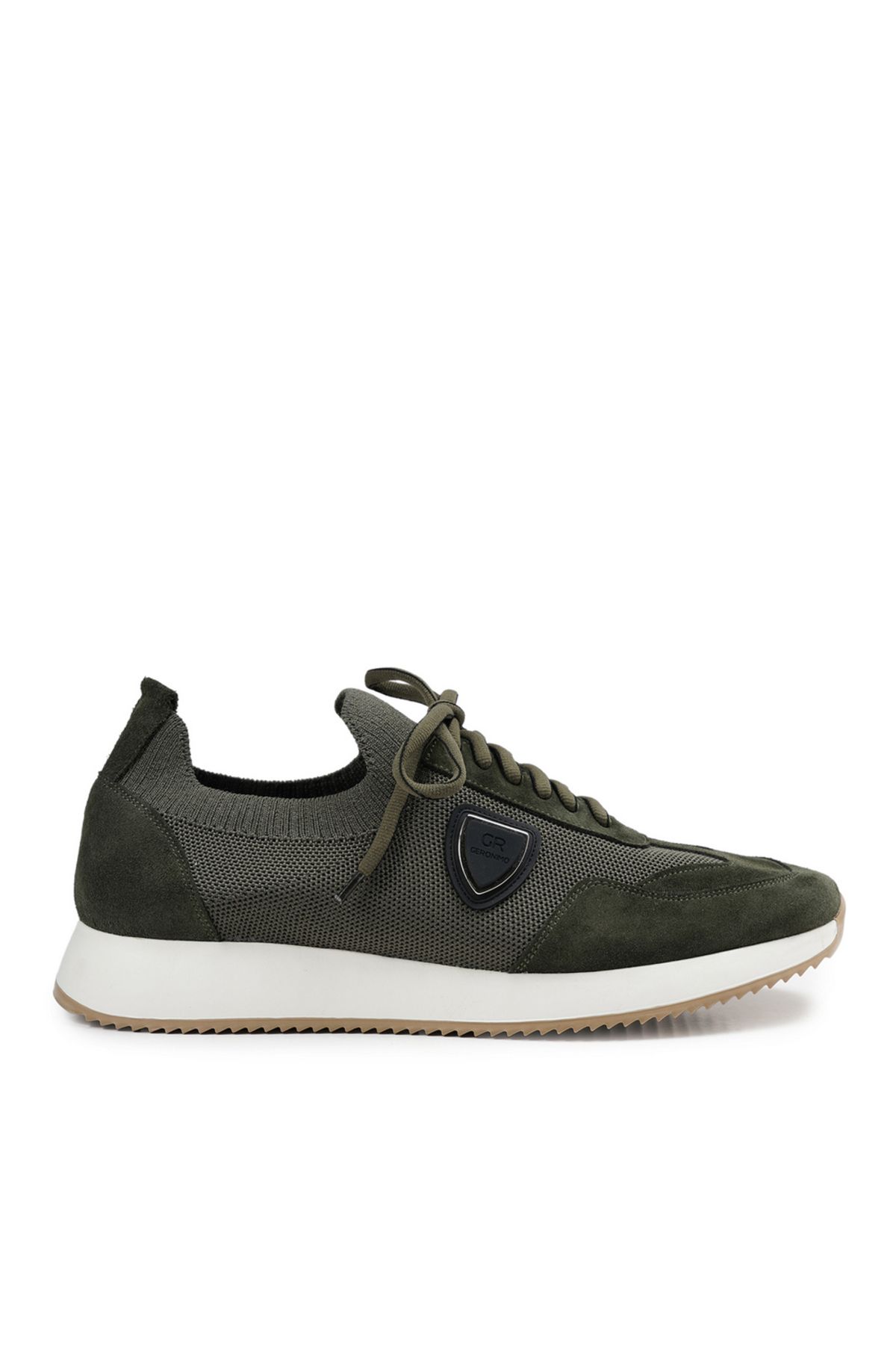 ZEYTUK Yeşil Sneakers Tekstil-Süet Erkek Ayakkabı