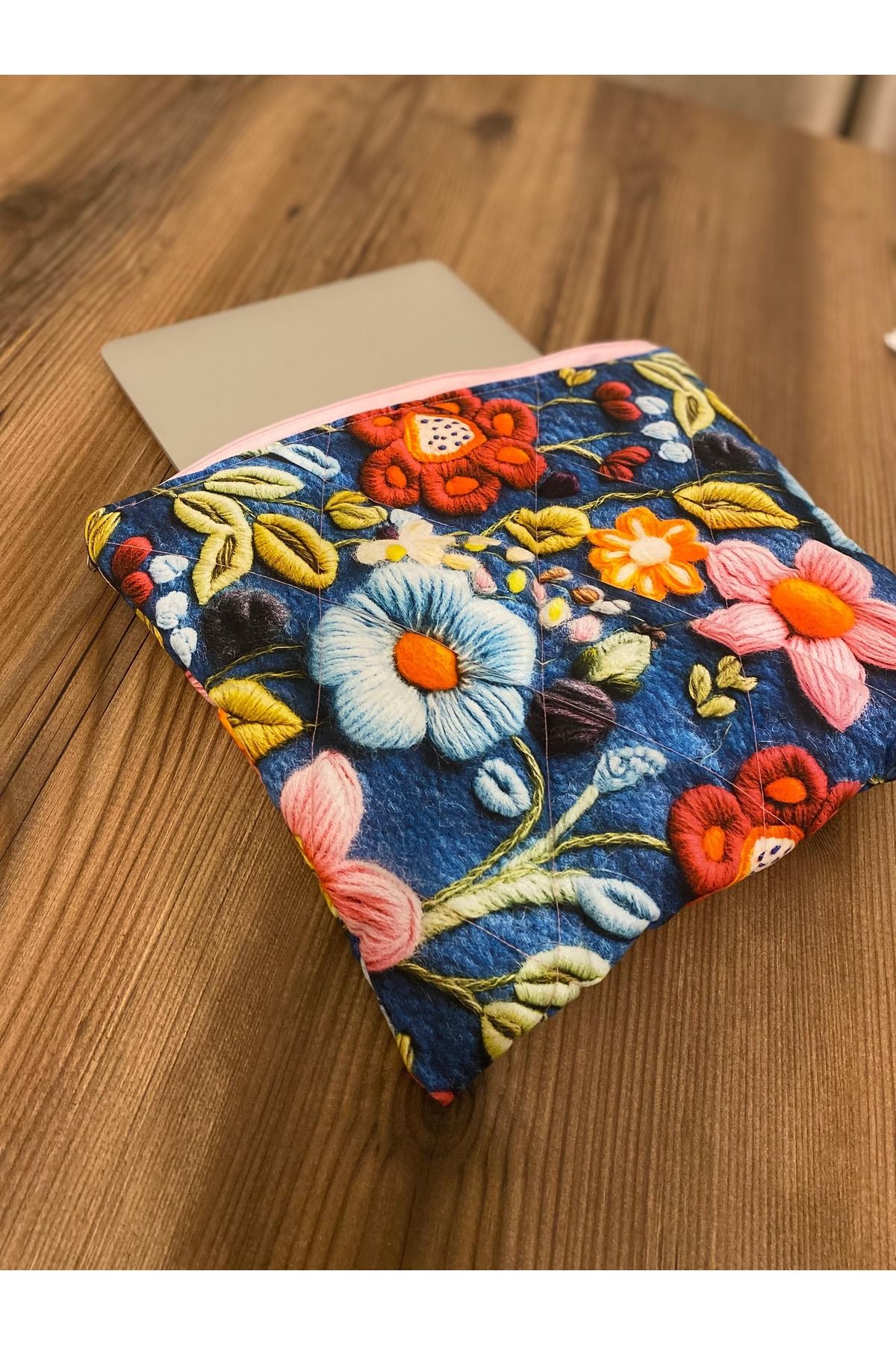 Handmade Çiçek desenli Tablet kılıfı İpad Kılıfı Kitap kılıfı Samsung tablet kılıfı Laptop Kılıfı 30*25 CM