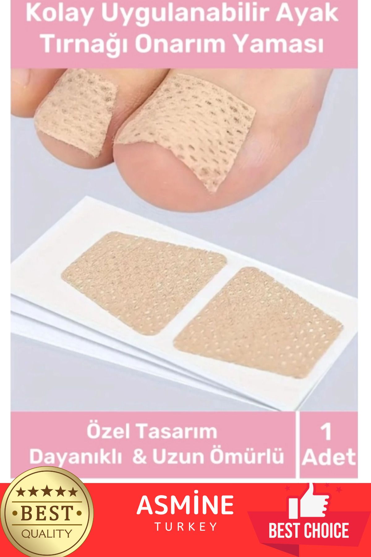 Örensa Özel Üretim Tırnak Güçlendirmek Canlandırmak Hasar Renk Kolay Uygulanabilir Ayak Tırnağı Onarım Yama
