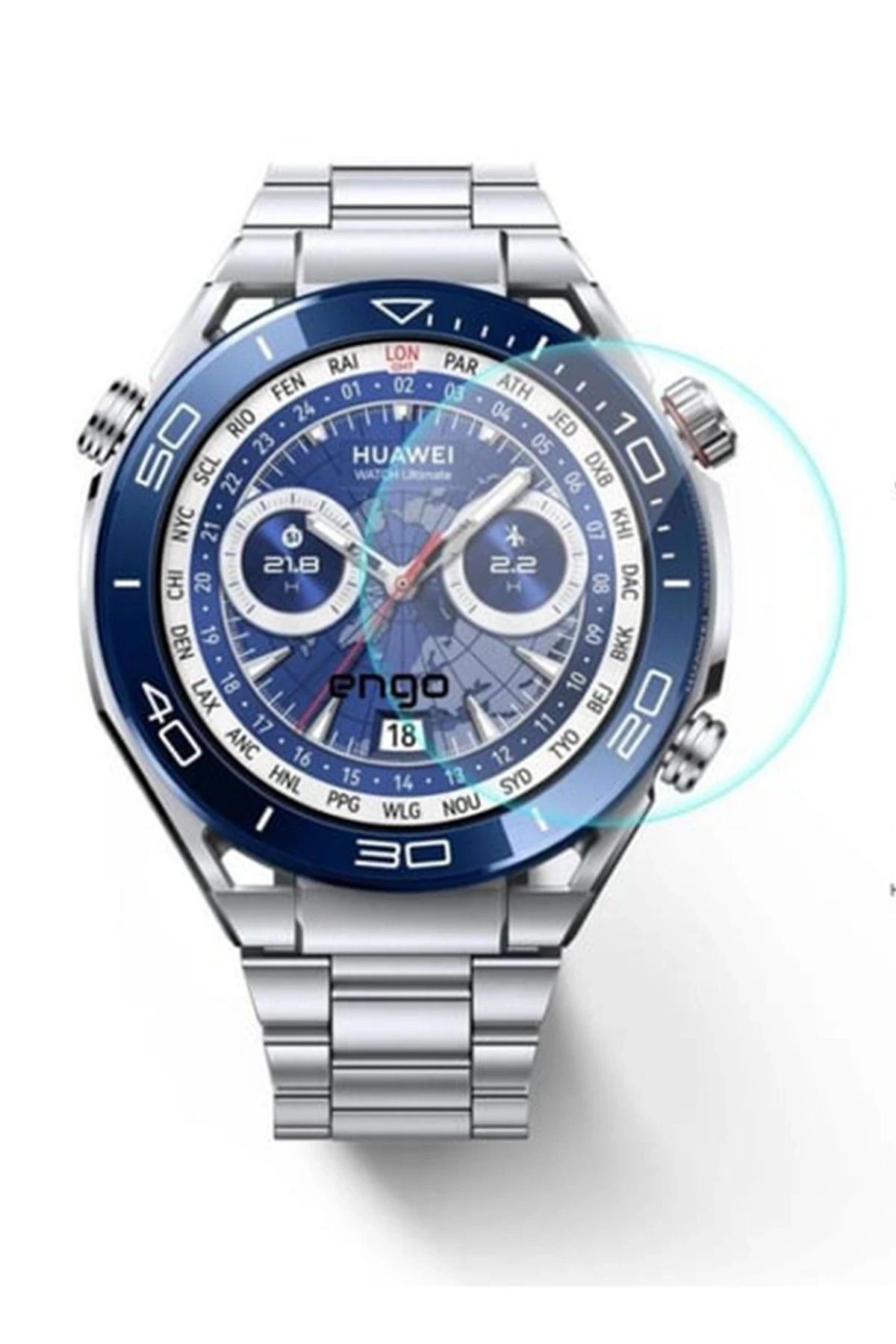 CepteToptan Huawei Watch Ultimate Polymer Nano Ekran Koruyucu - Şeffaf
