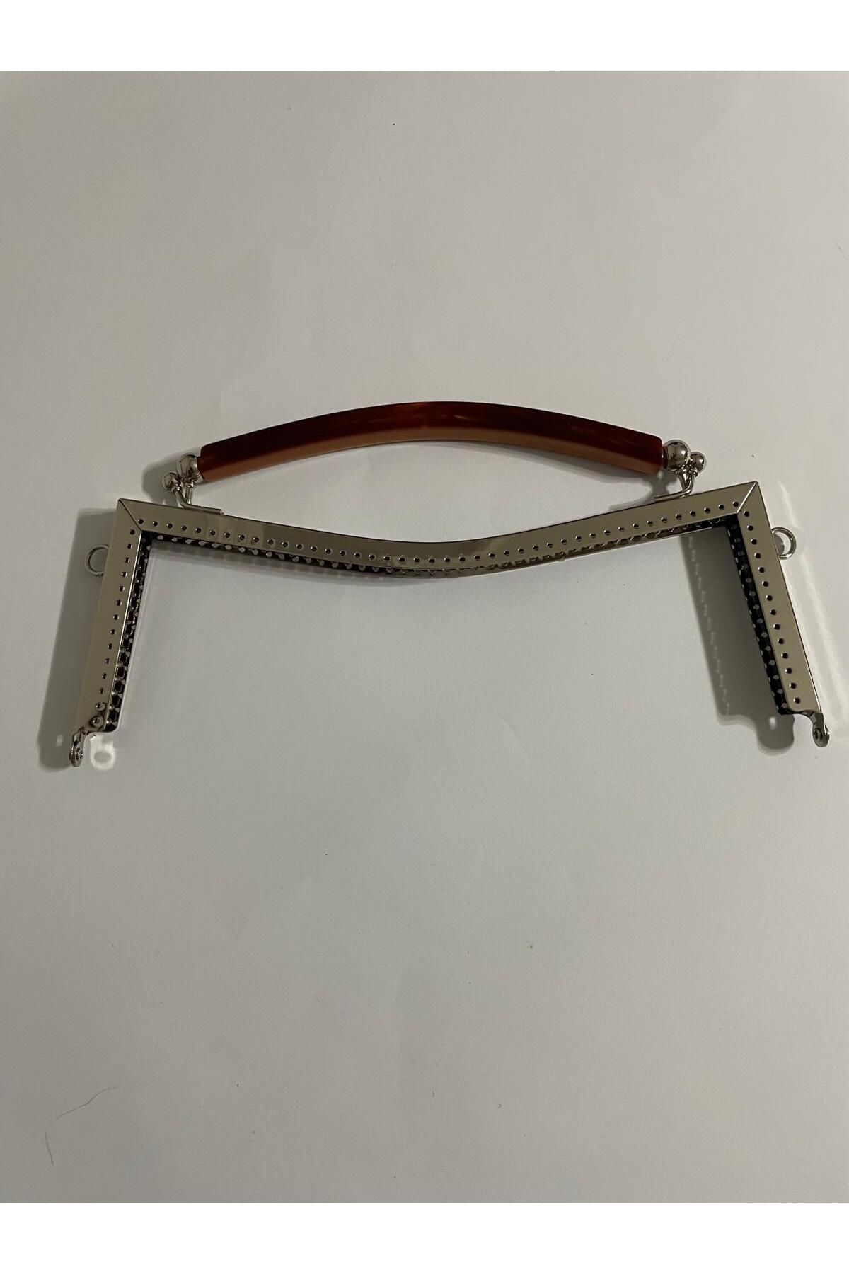 ZÜLEYHA TUHAFİYE HOBİ METAL ÇANTA SAPI AKRİLİK TUTMALI ALT-78 [27 CM]
